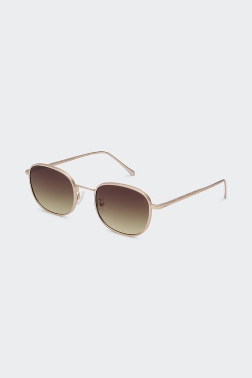 A.KJAERBEDE Lunettes de soleil Doré
