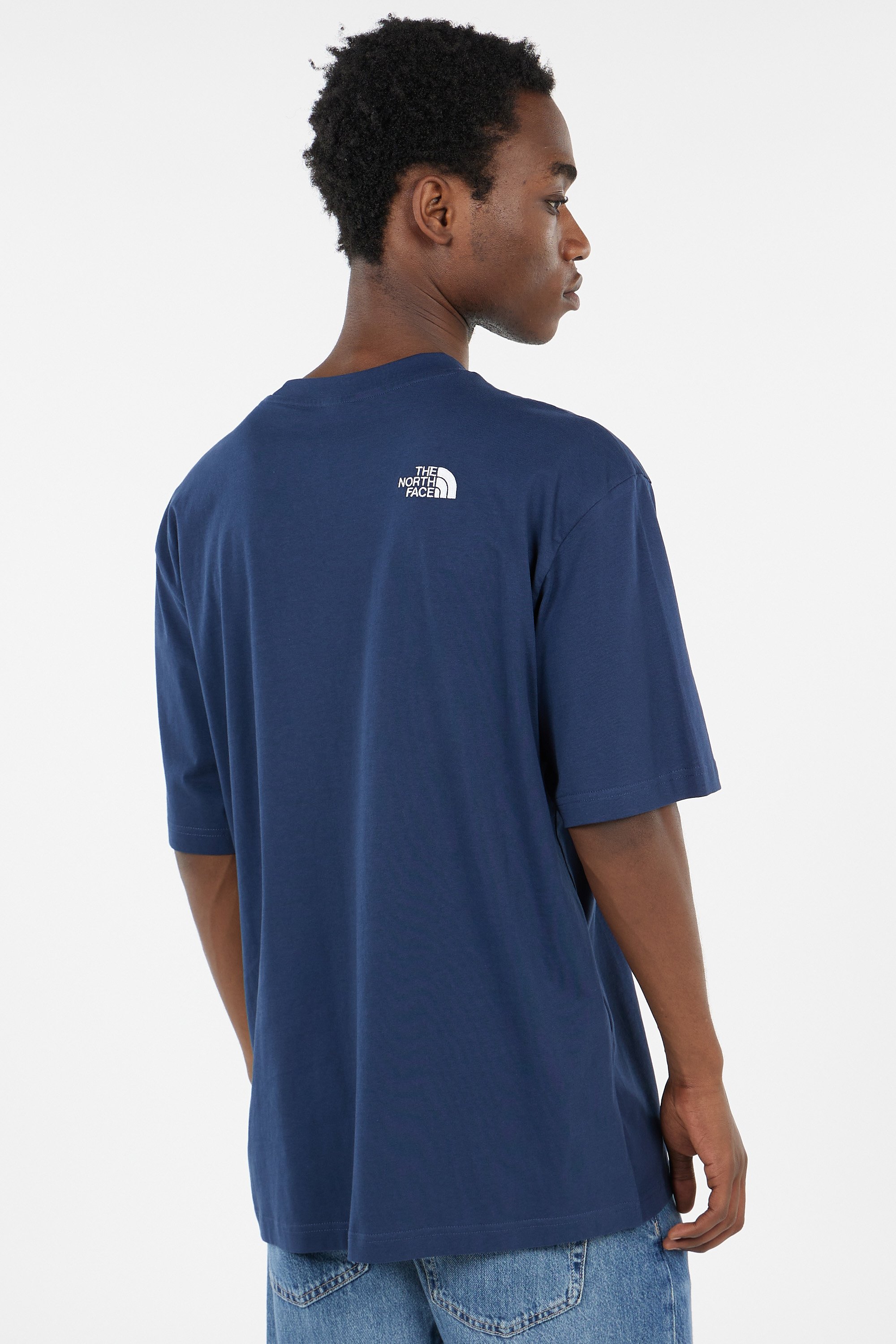 T-shirt M ss essential oversize tee Blue The North Face