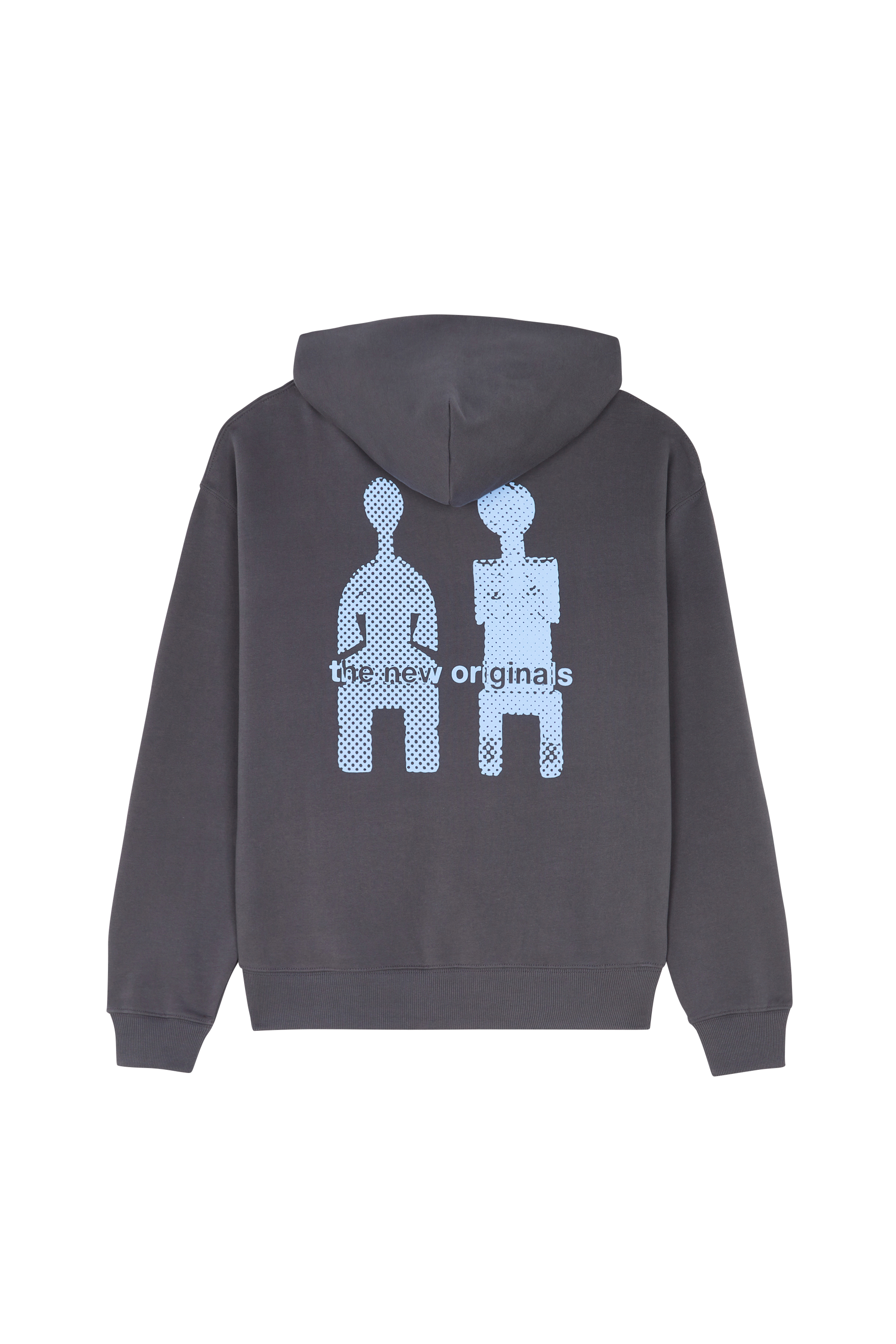 Regular-fit zip-up cotton-blend hoodie with Pony Player Black