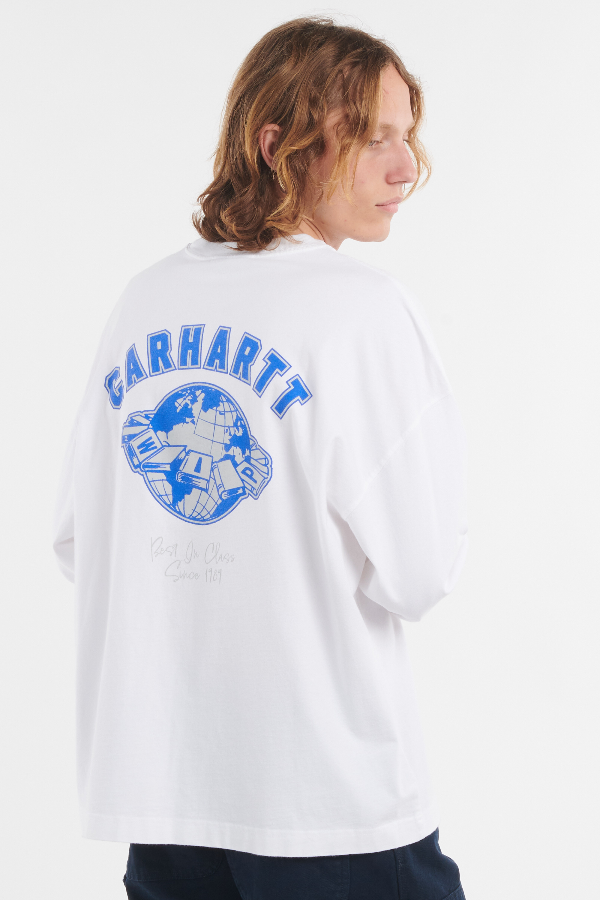 Regular-fit round-neck cotton T-shirt White