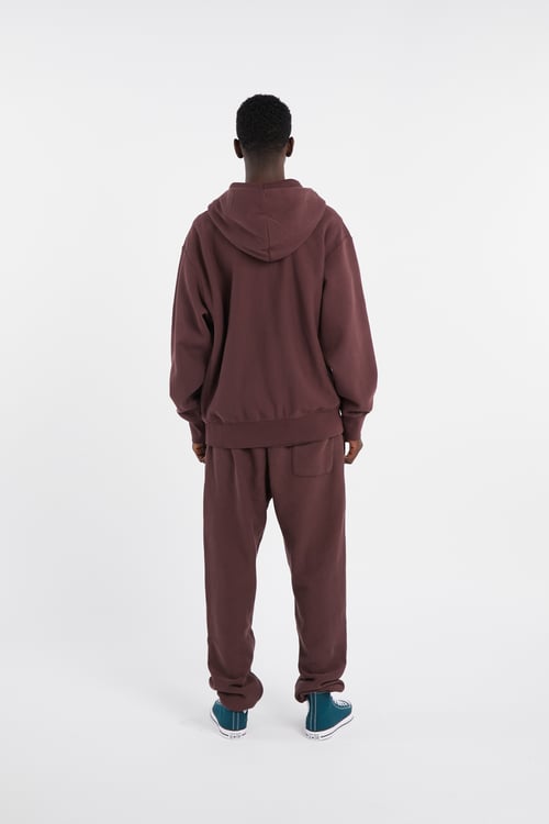 CHAMPION Hoodie zippé Marron