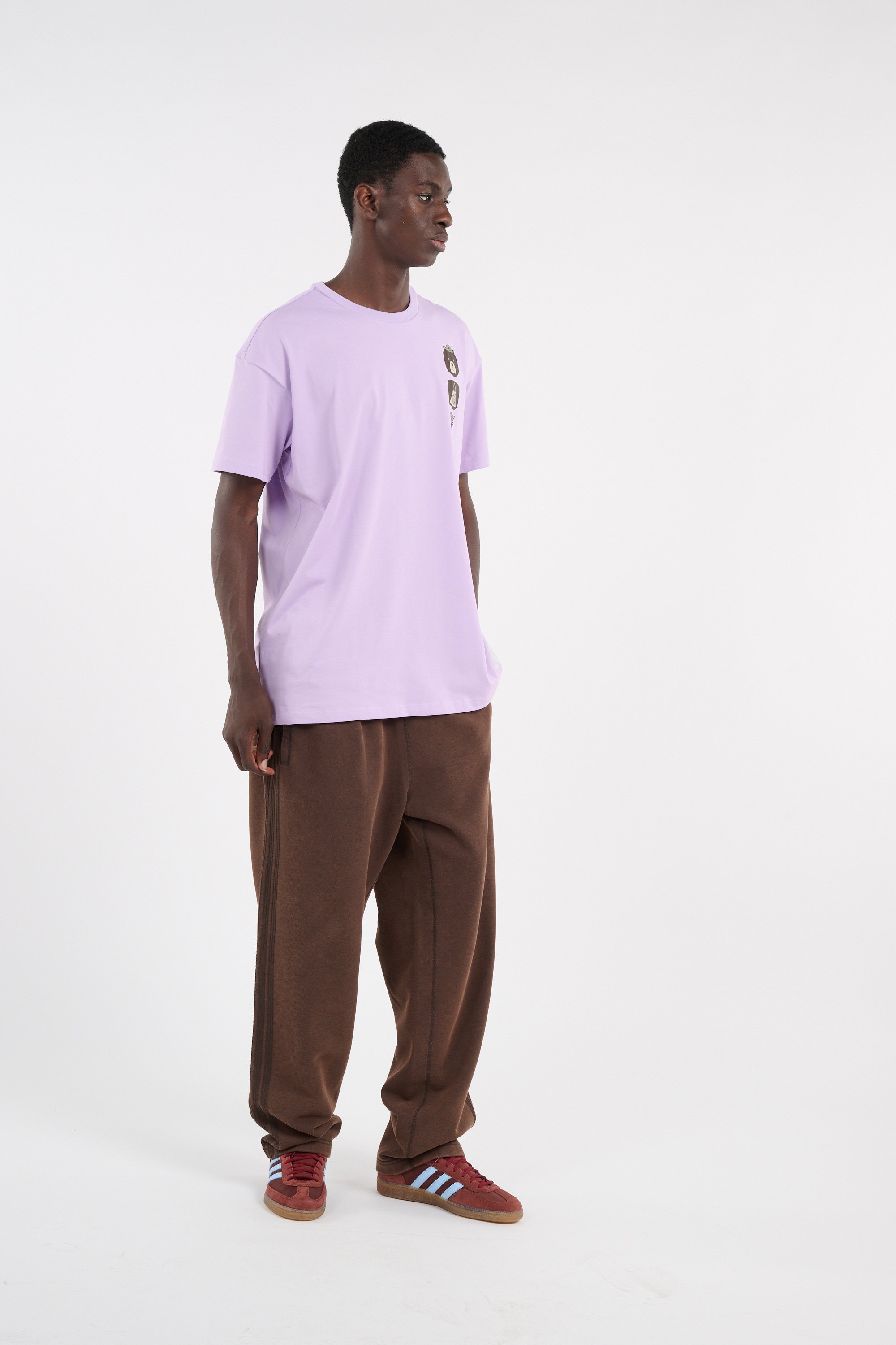 Pantalon de survêtement ADIDAS Marron