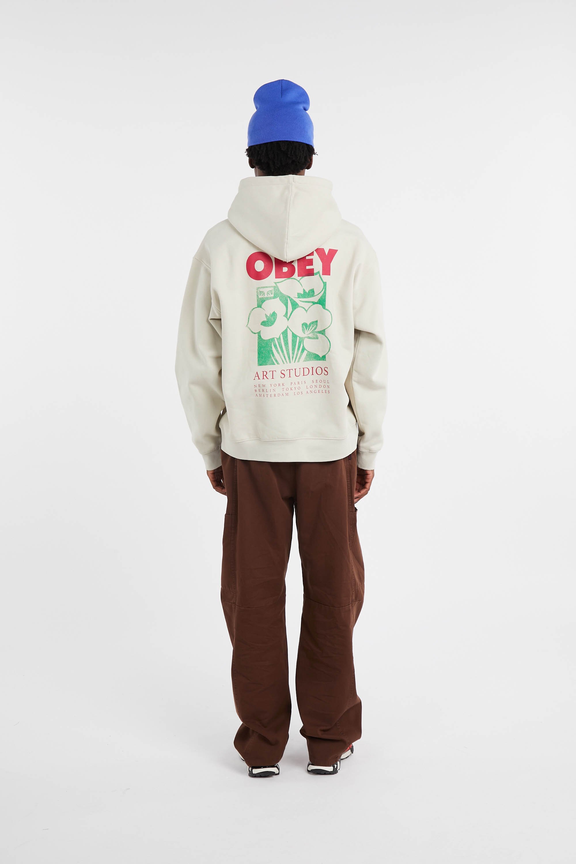 Hoodie | Beige OBEY Homme