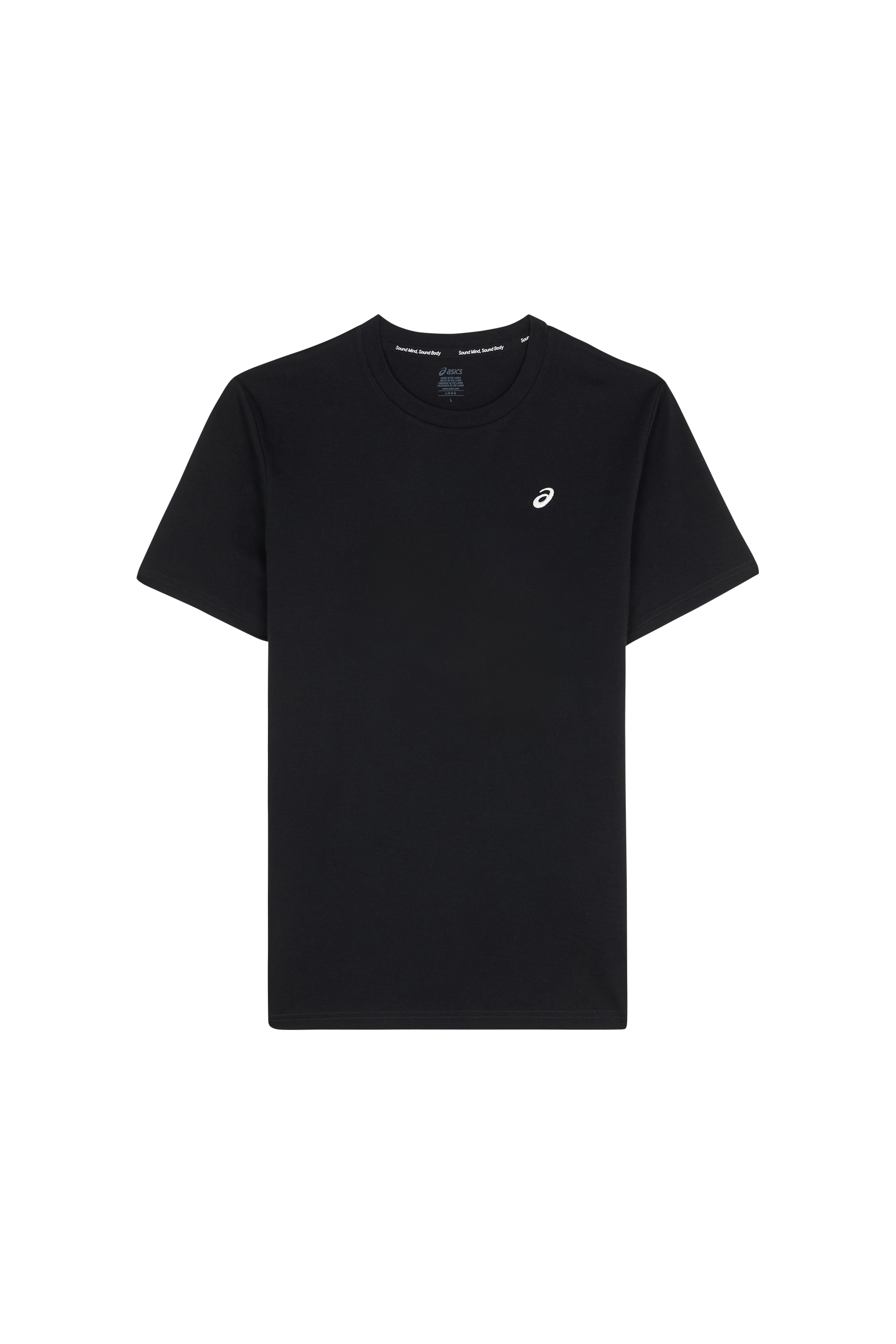 T-shirt ASICS SPIRAL EMBROIDERY TEE Performance black