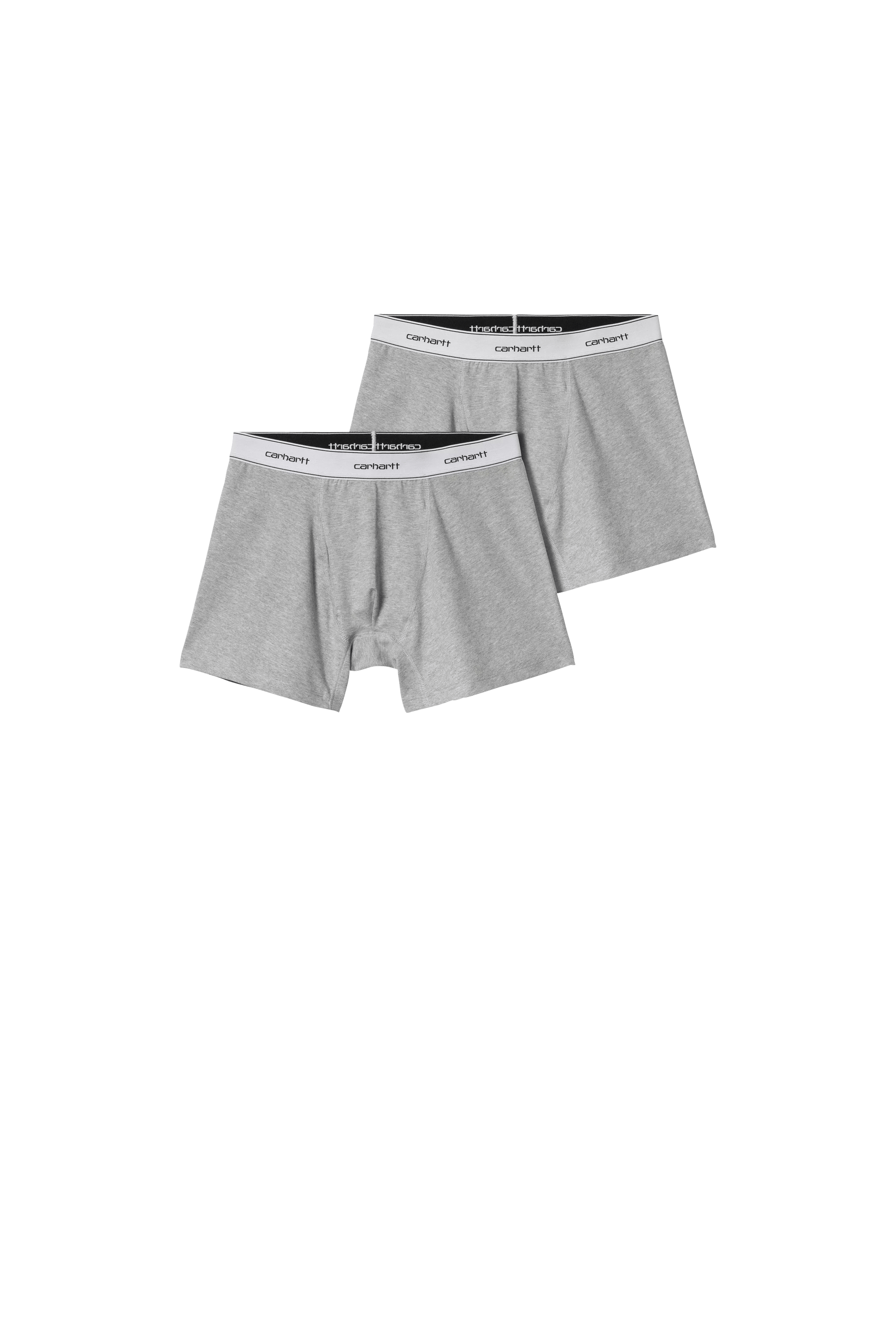 Lot de 2 boxers COTTON TRUNKS Grey heather + grey heather