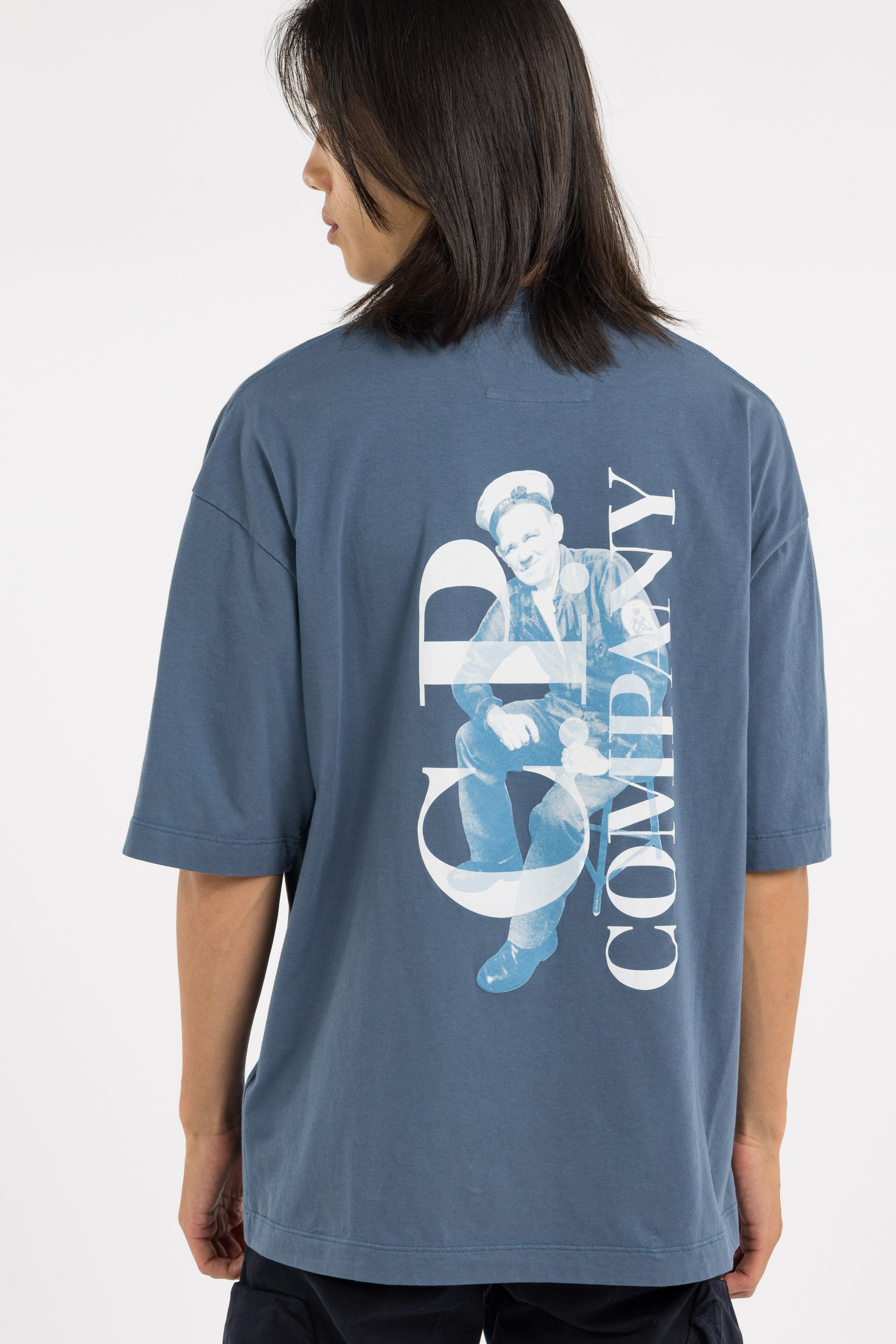 T-shirt | Bleu C.P. COMPANY Homme