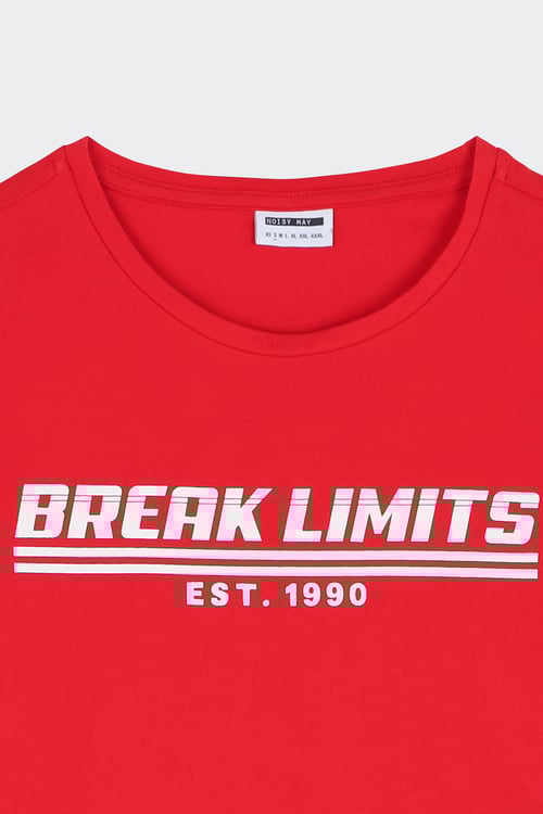 NOISY MAY T-shirt Rouge