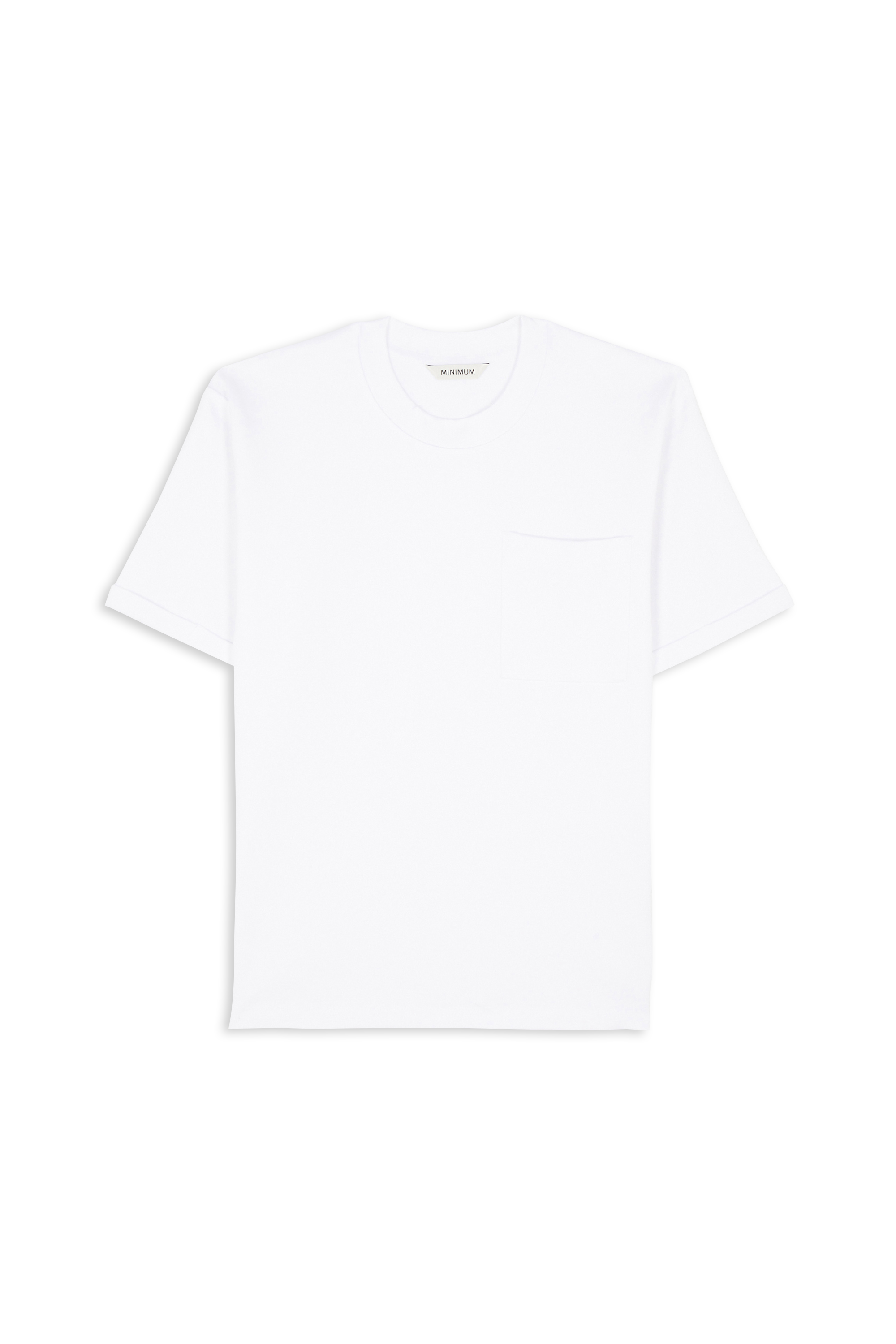 Regular-fit round-neck cotton T-shirt White