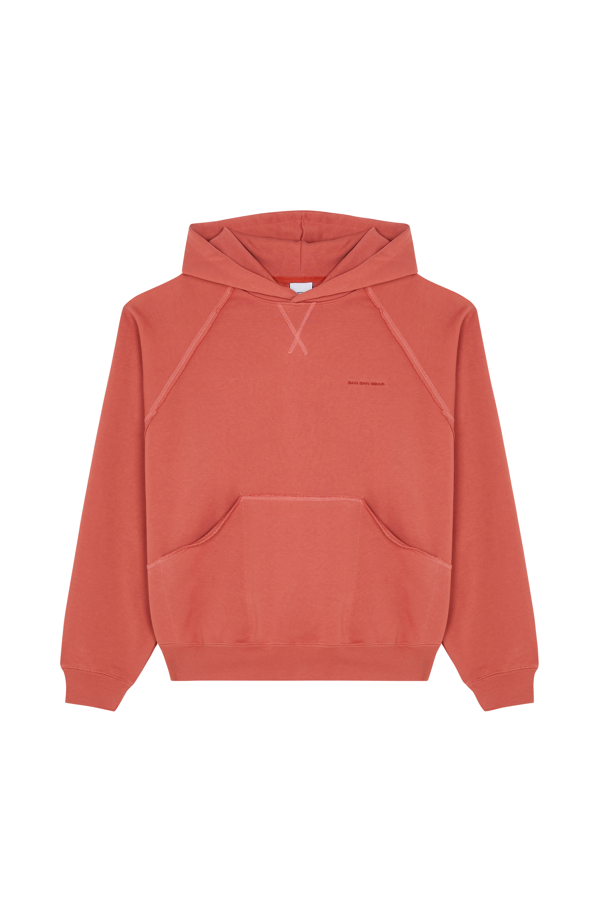Hoodie  Brick red