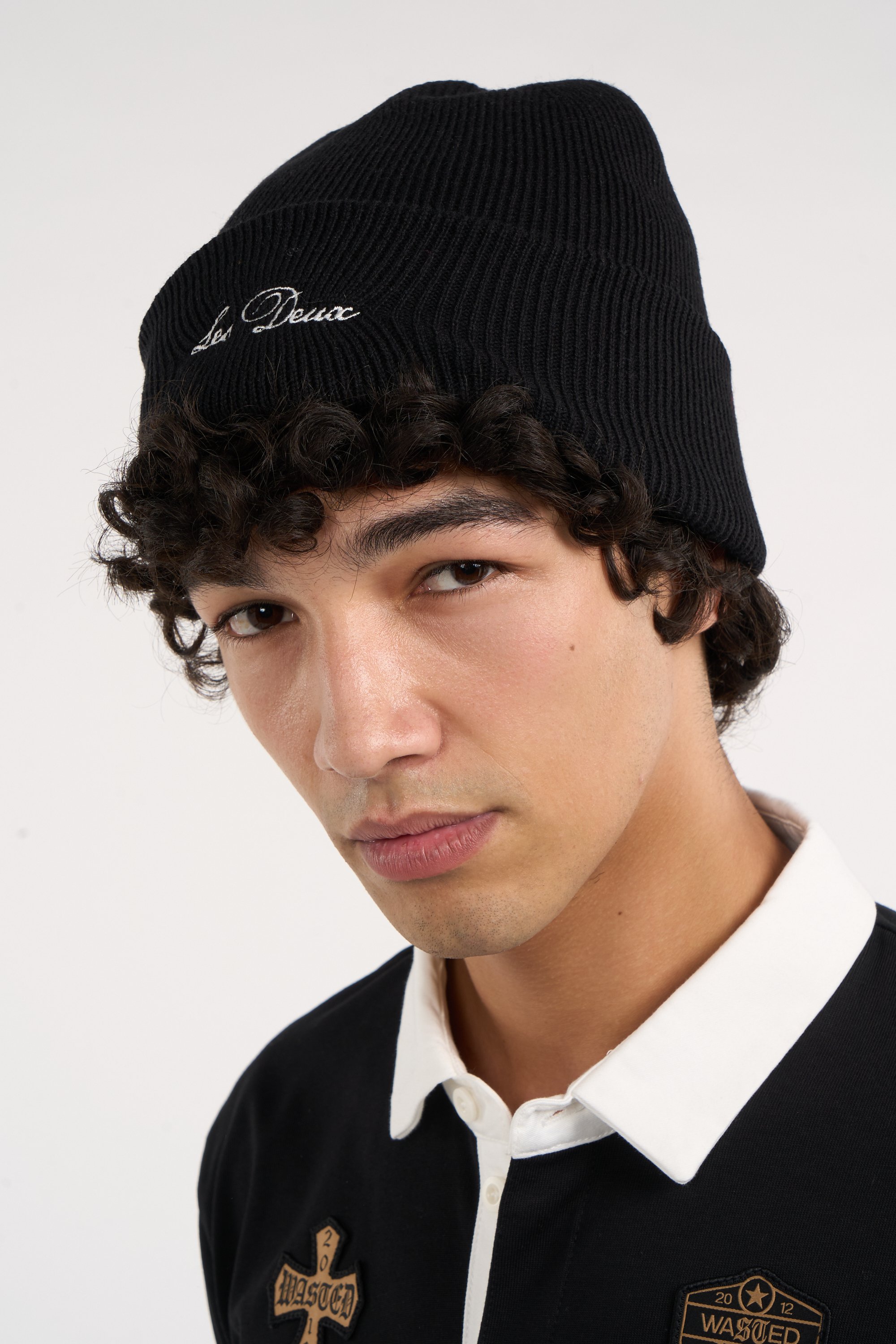 Wool hat LES DEUX Black