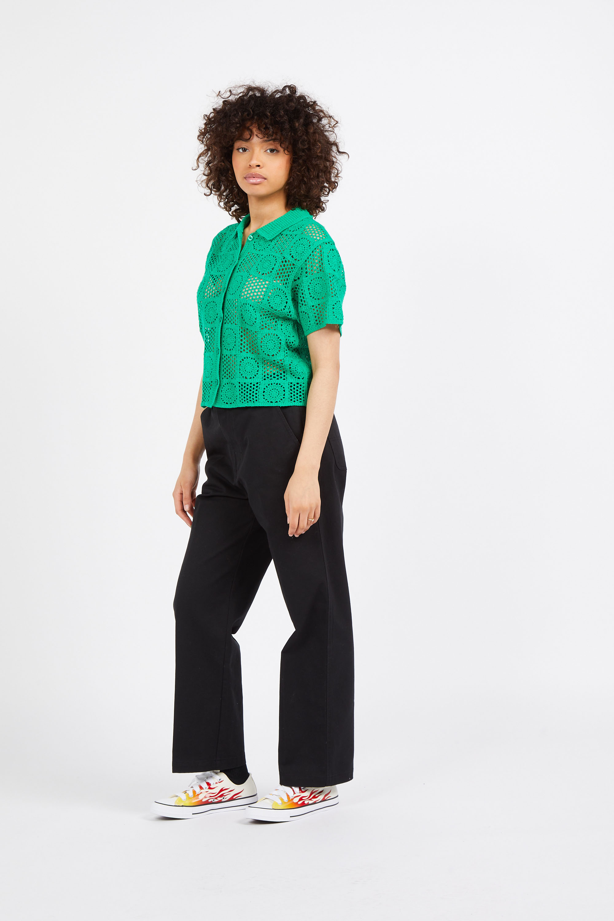 Pantalon cargo Noir