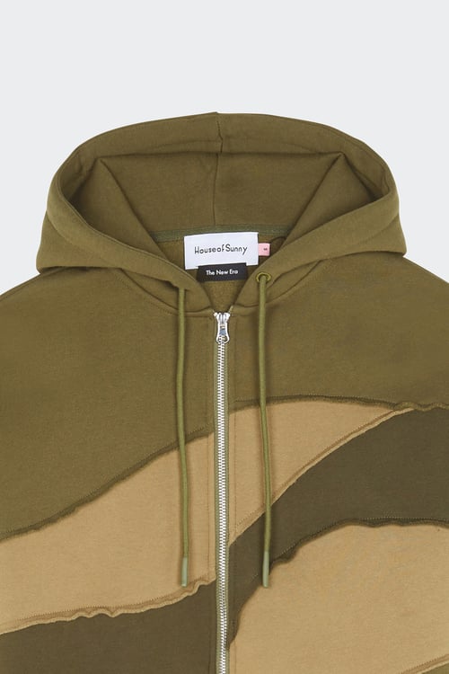 HOUSE OF SUNNY zip-up hoodie Khaki