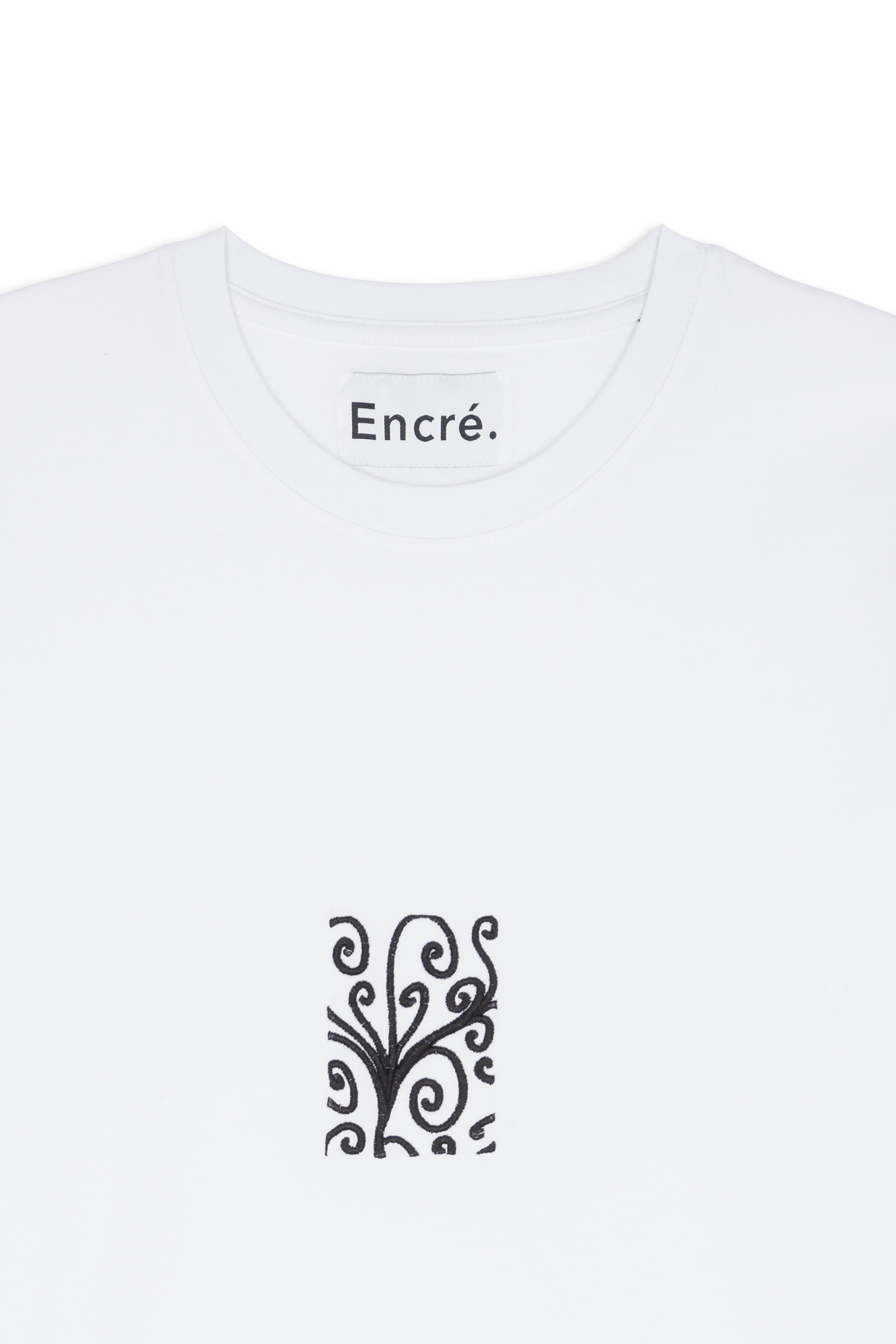 Regular-fit round-neck cotton T-shirt White