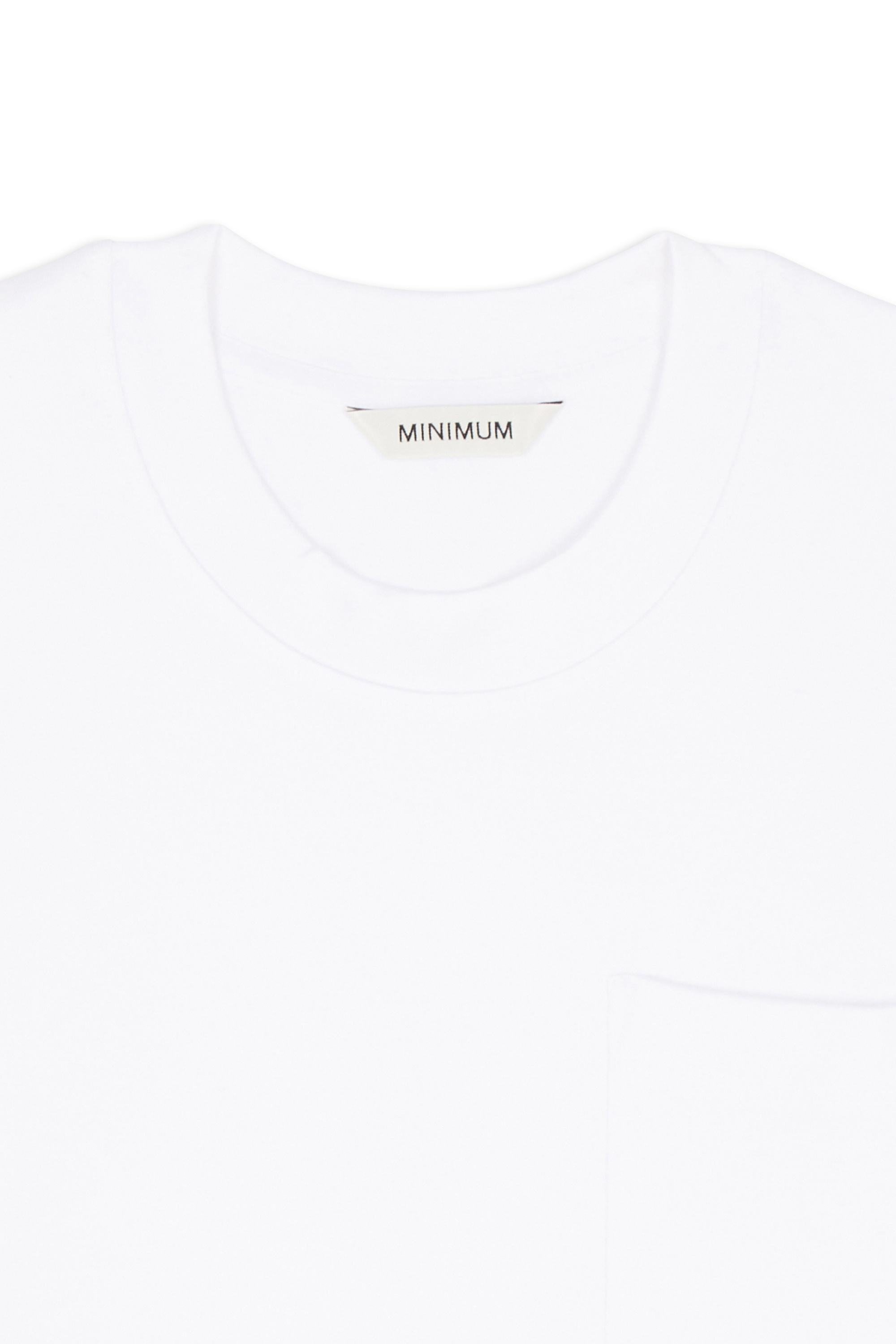 Regular-fit round-neck cotton T-shirt White