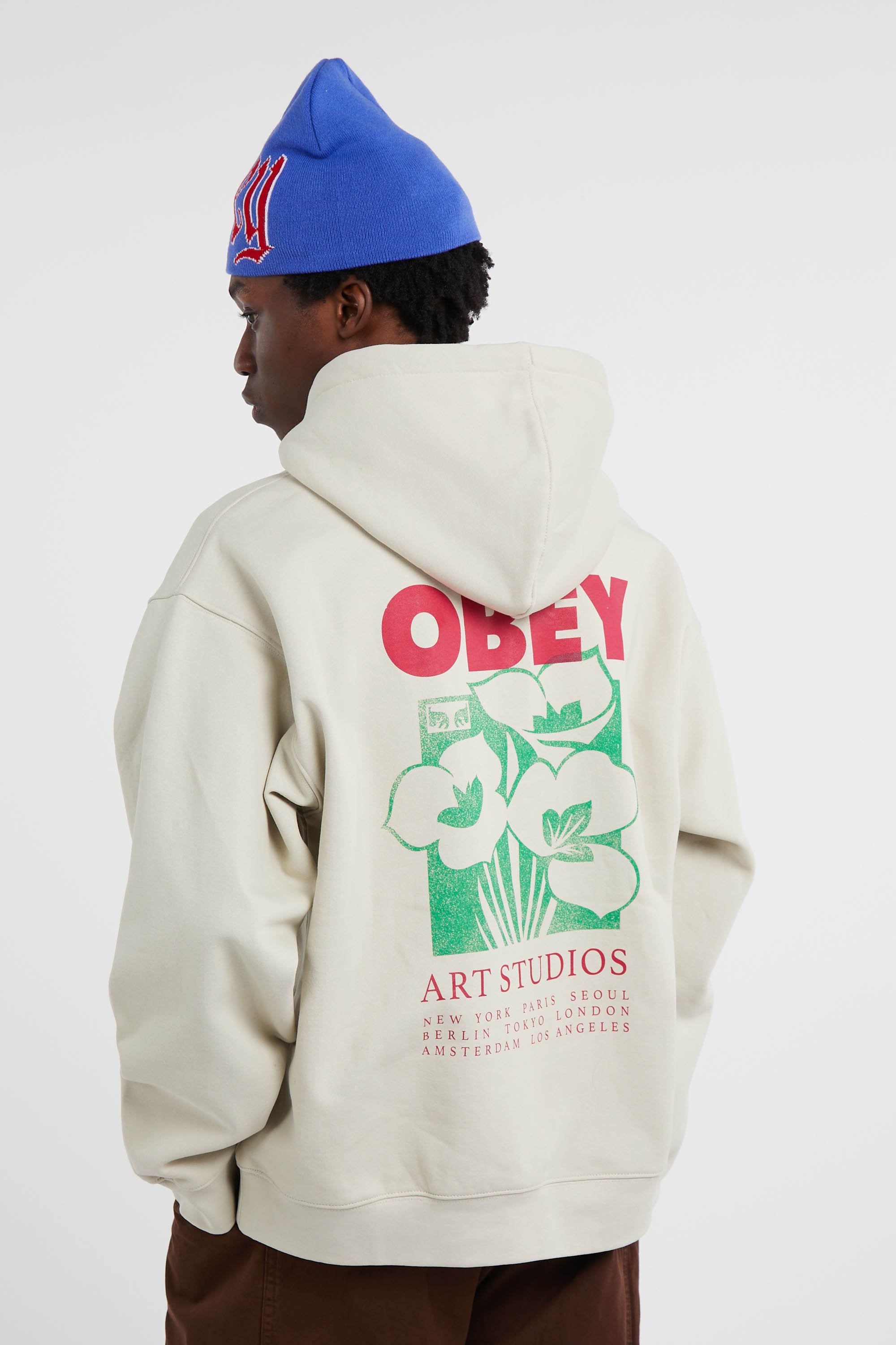 Hoodie | Beige OBEY Homme