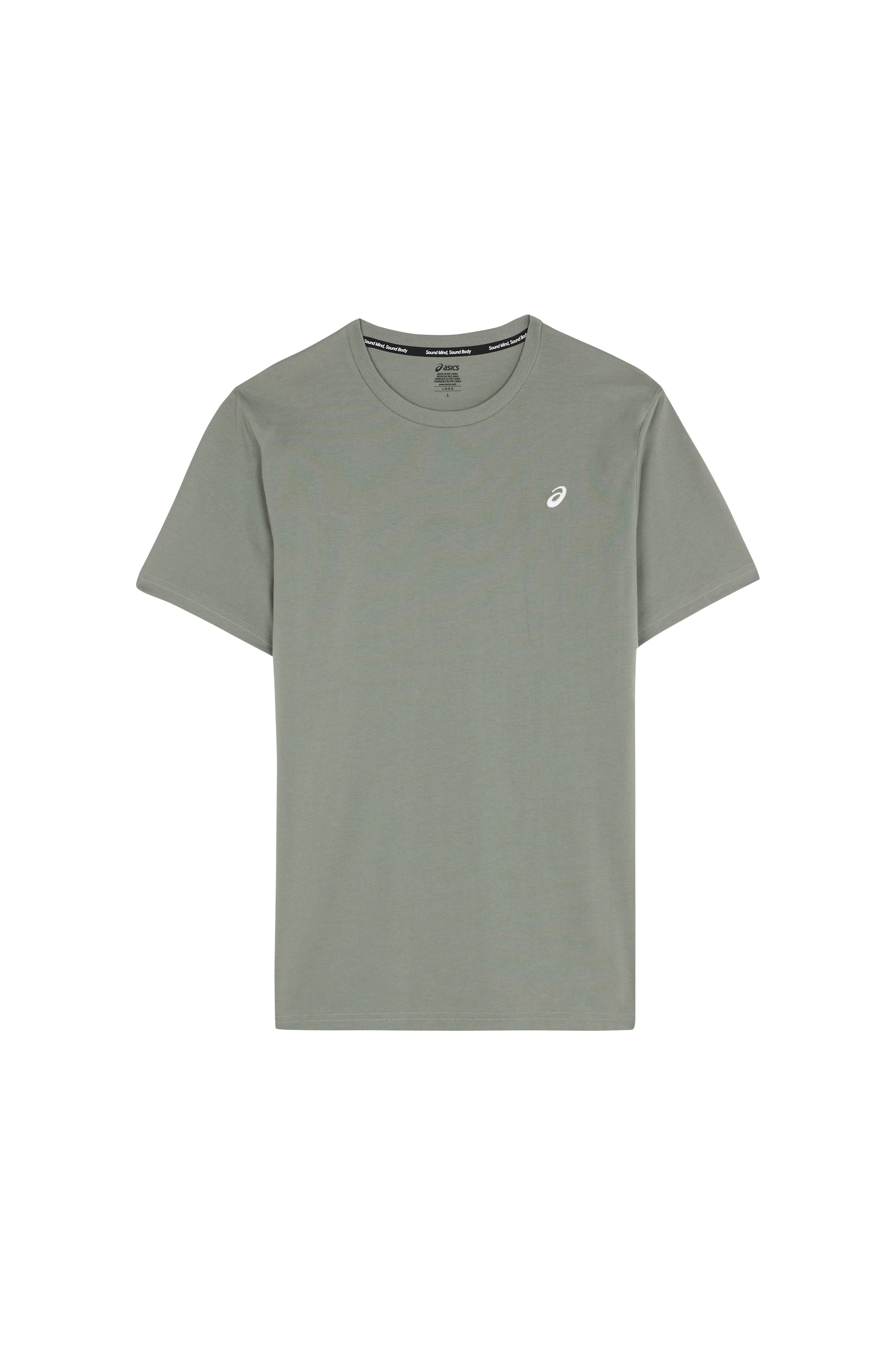 T-shirt ASICS SPIRAL EMBROIDERY TEE Lichen green