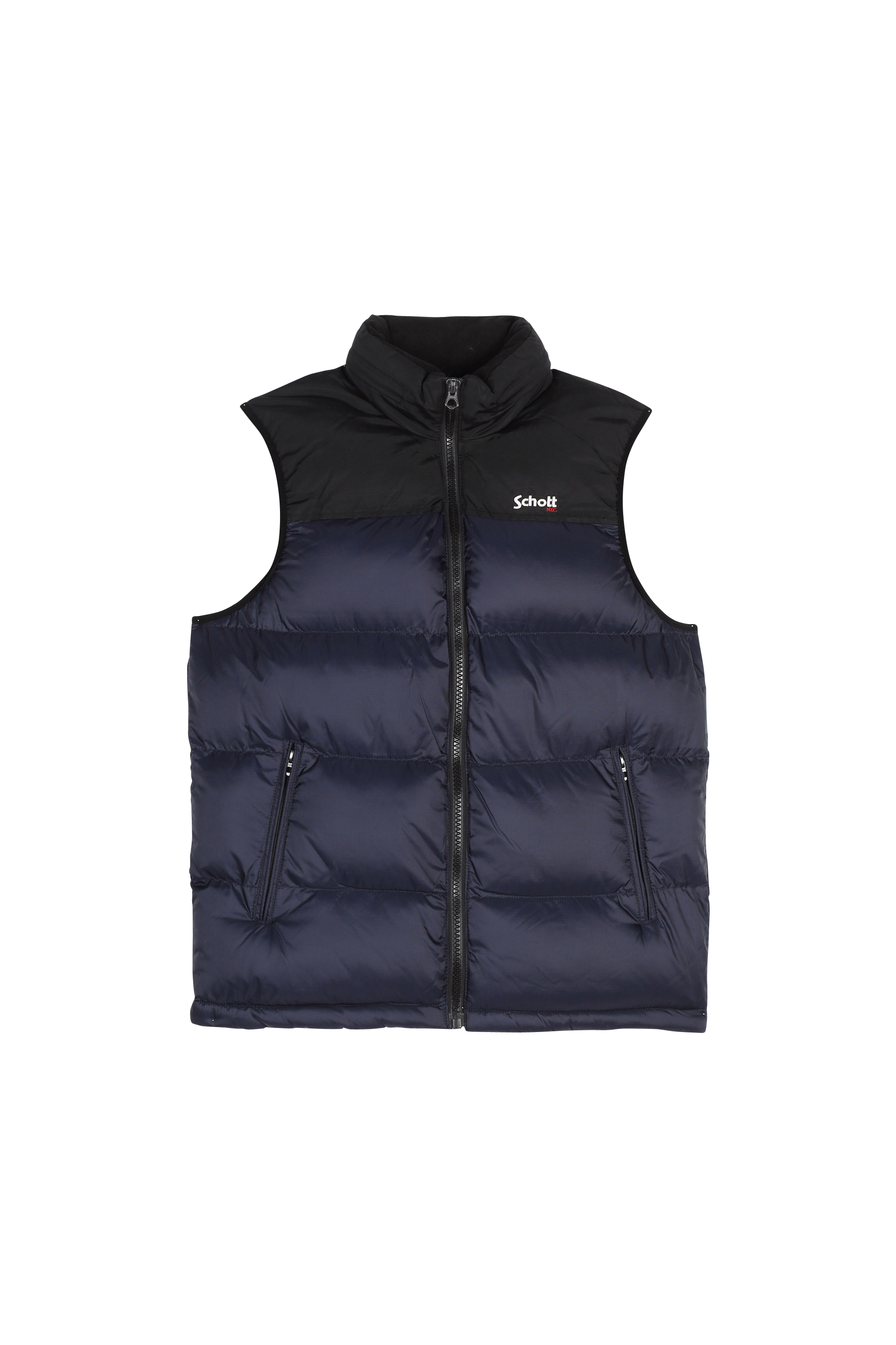 Sleeveless Puffer Jacket Blue