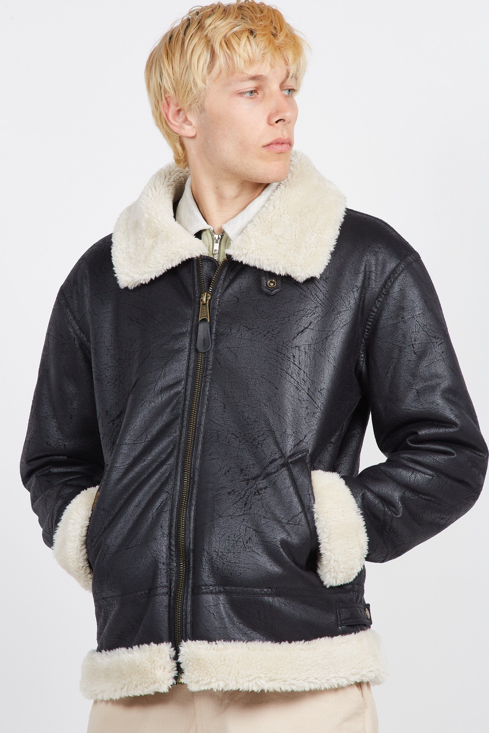Jacket | Black by ALPHA INDUSTRIES Jacket Black
