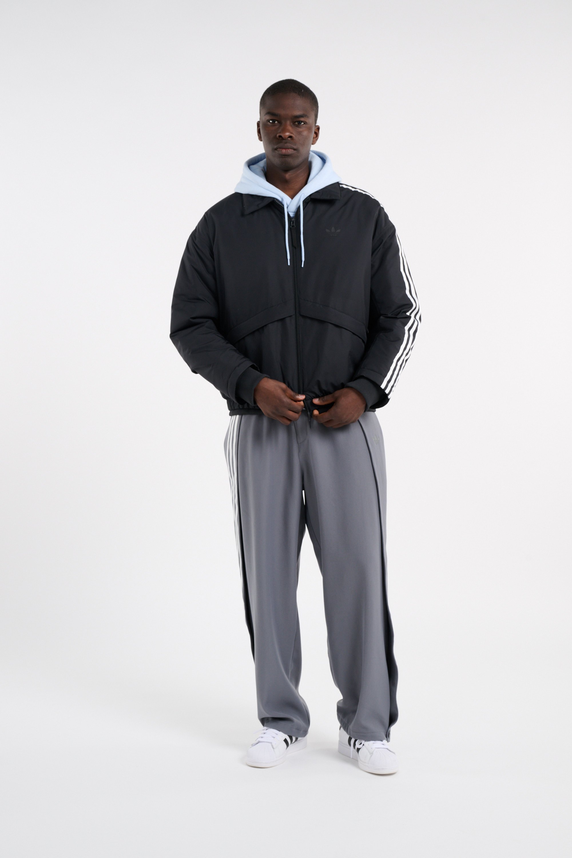 Doudoune oversize col classique ADIDAS Noir