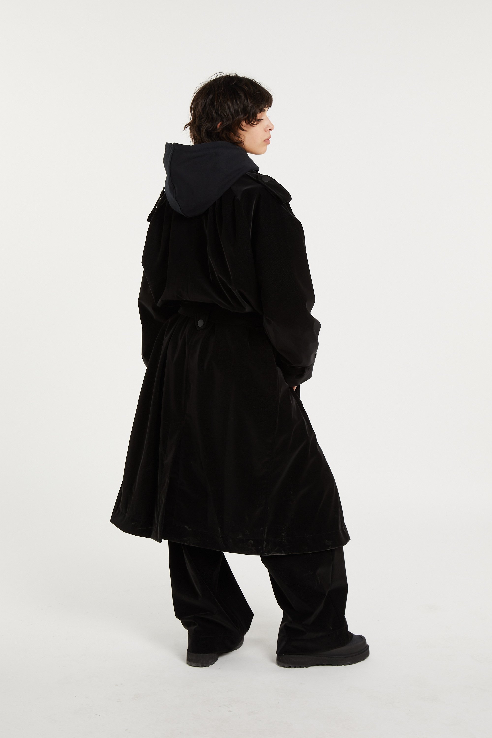 Trench | Noir RAINS Femme