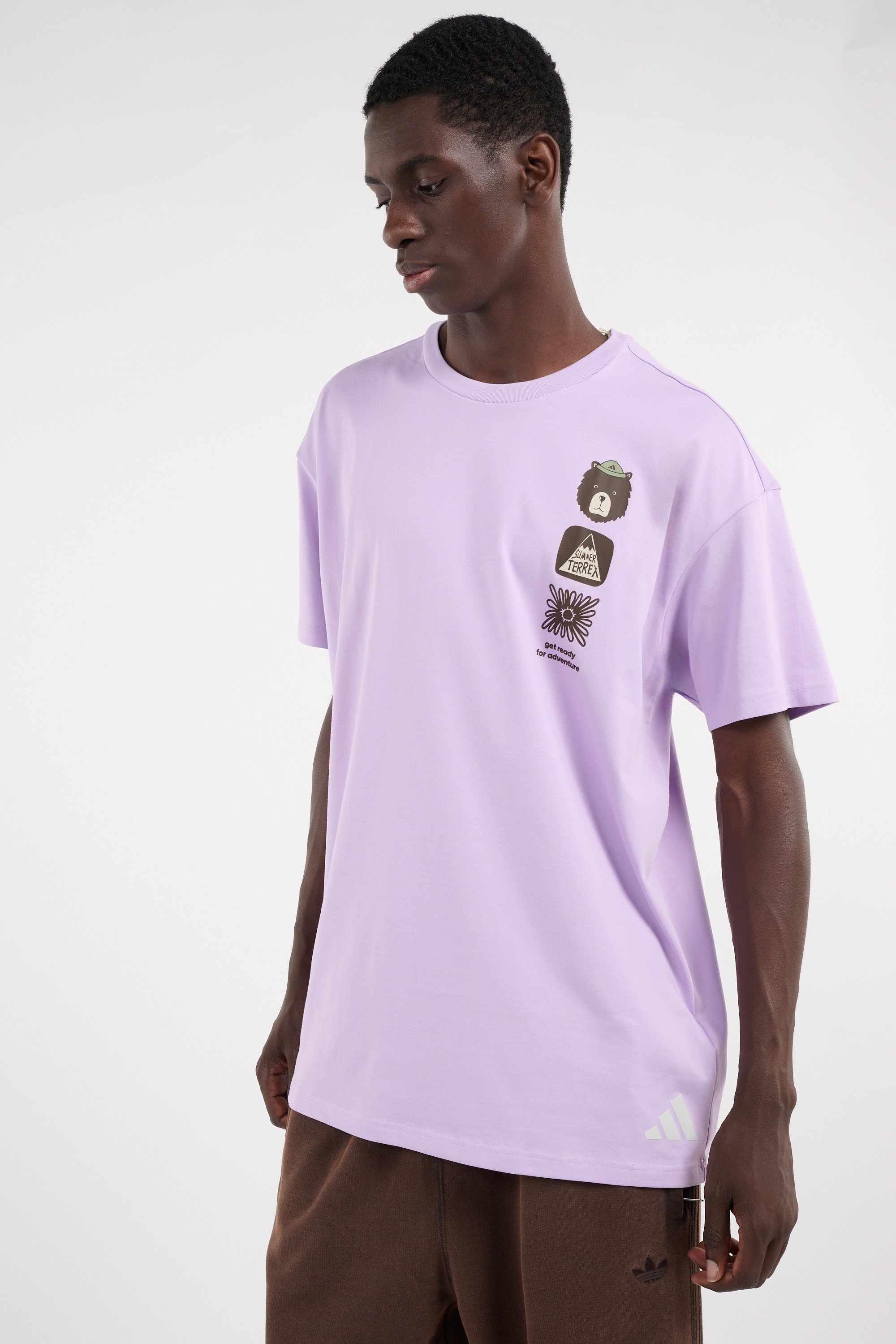 T-shirt | Violet ADIDAS Homme