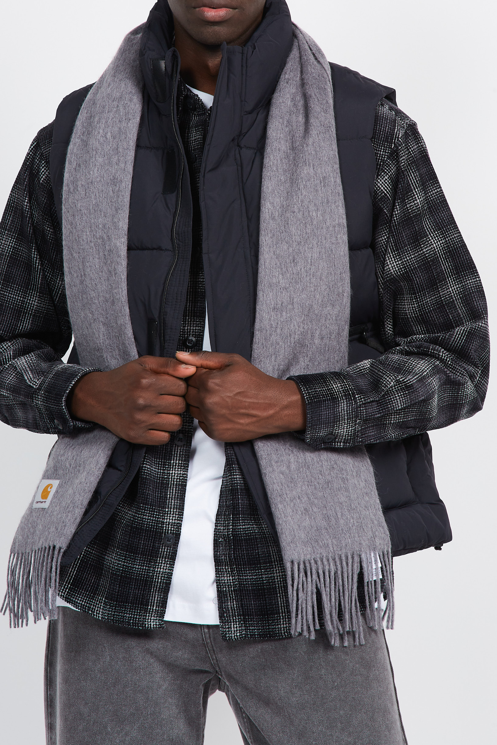 Echarpe en laine CARHARTT WIP Gris