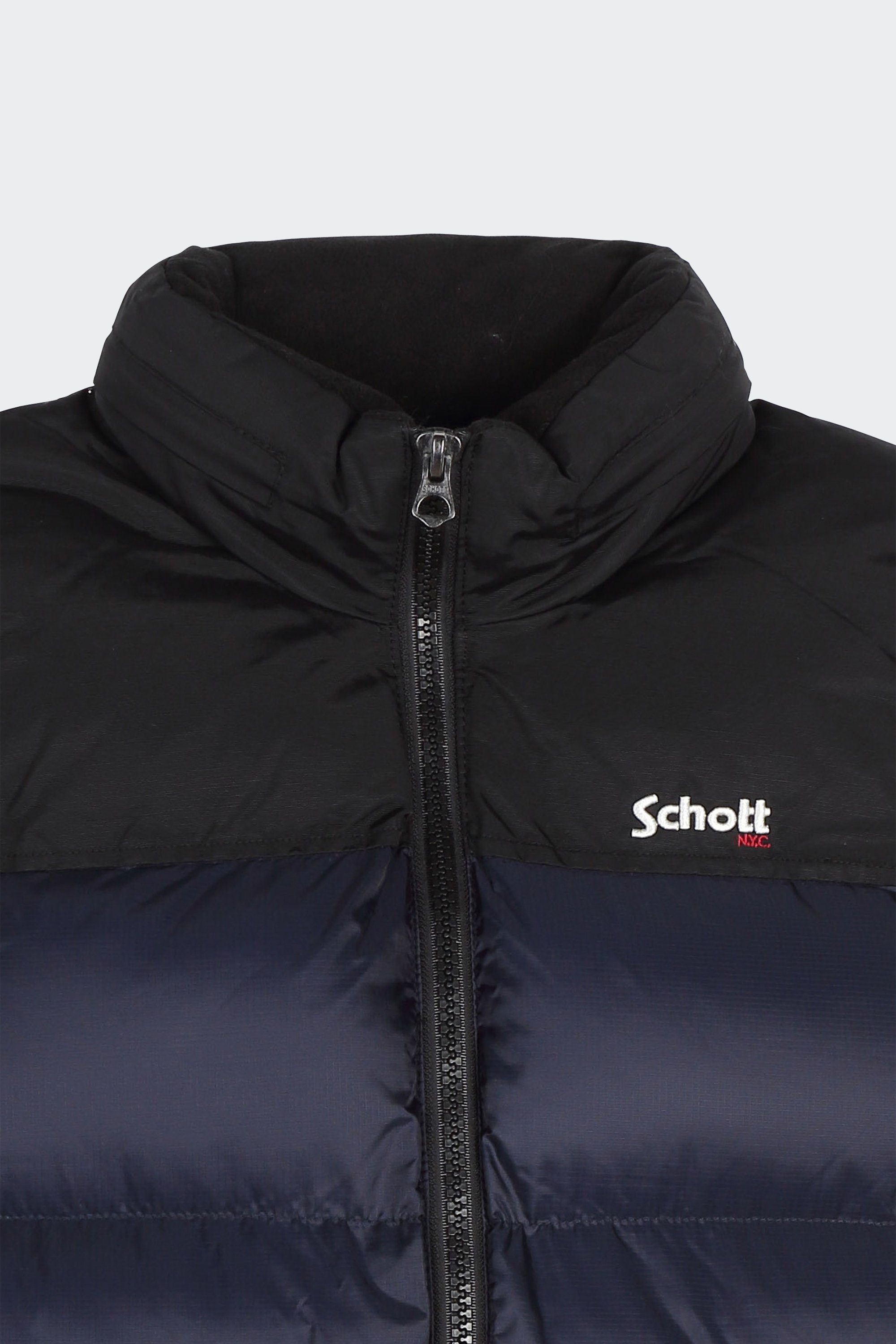 Sleeveless Puffer Jacket | Blue by SCHOTT Sleeveless Puffer Jacket Blue
