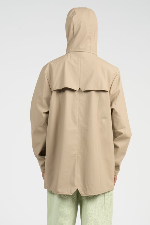 RAINS Coupe-vent imperméable à capuche Beige
