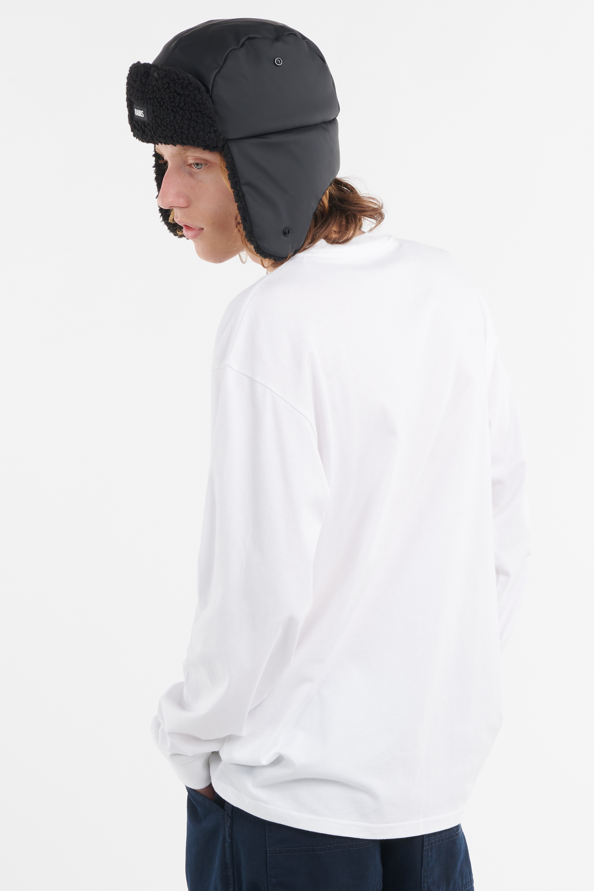 Regular-fit round-neck cotton T-shirt White