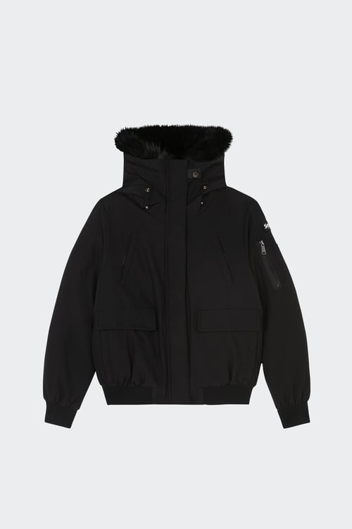 SCHOTT Doudoune Noir