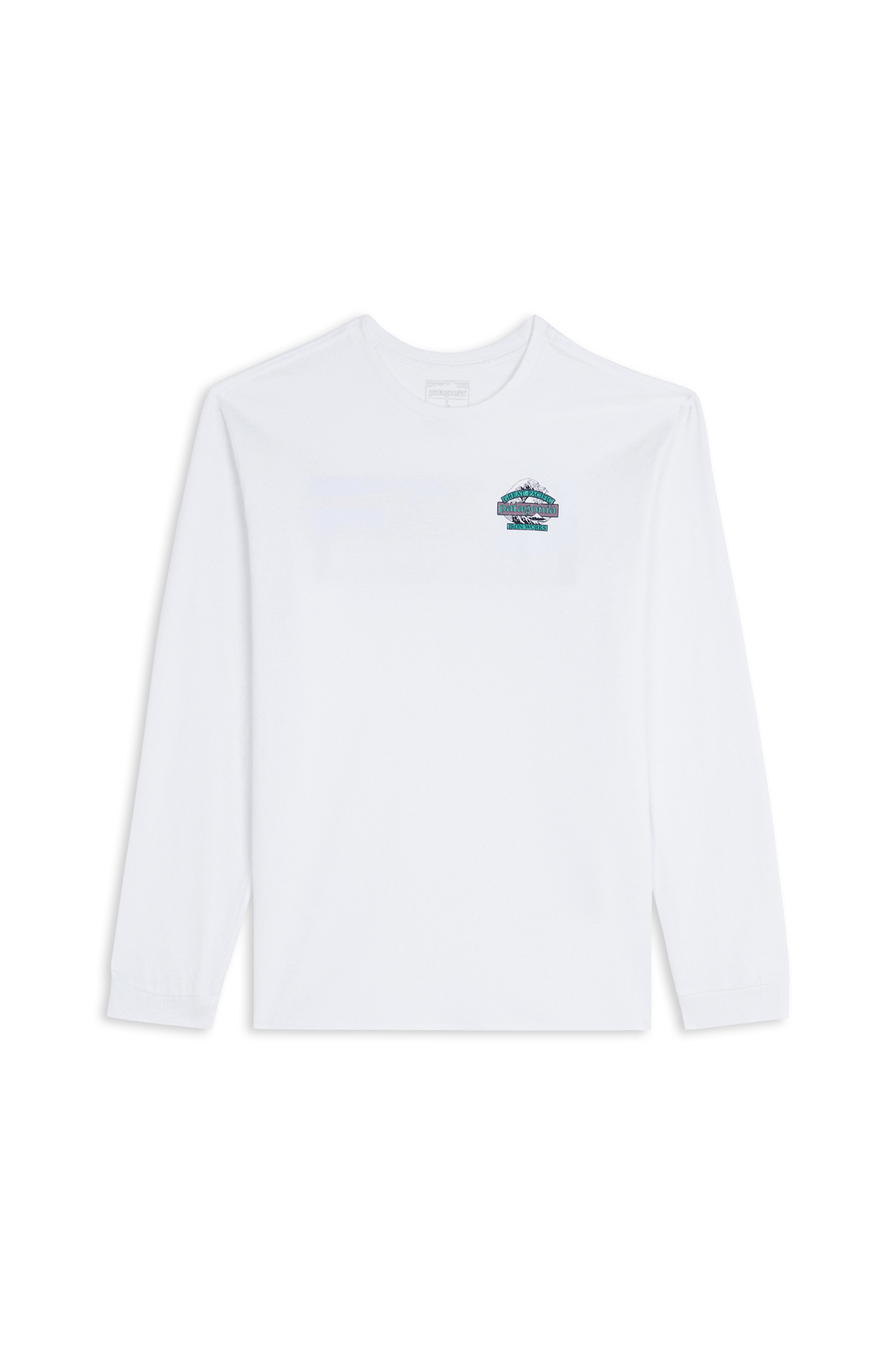 Regular-fit round-neck cotton T-shirt | White PATAGONIA Men