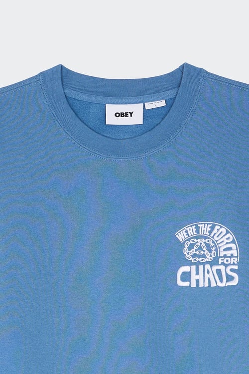 OBEY Sweatshirt  Bleu