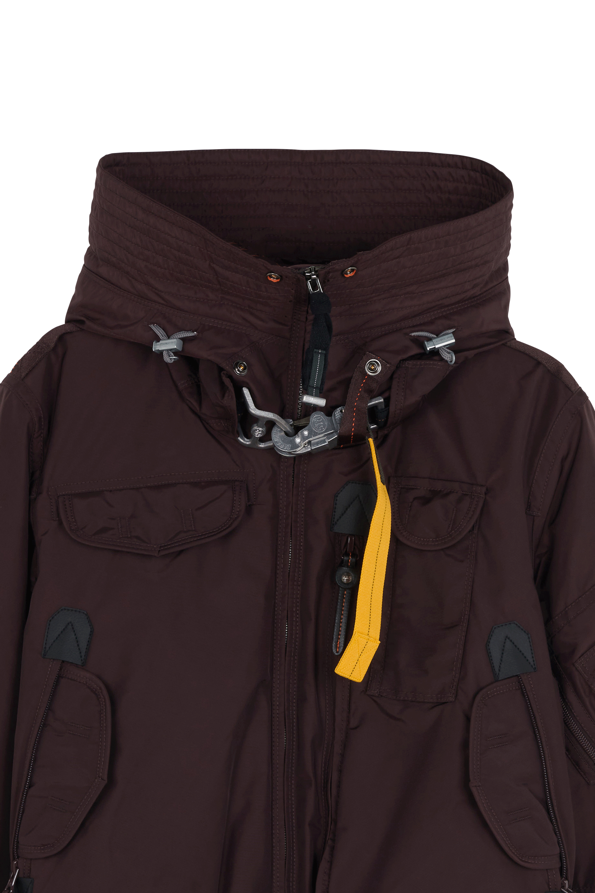 Lightweight quilted padded jacket with high neck Purple