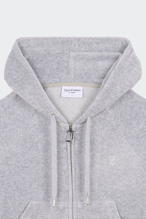 JUICY COUTURE zip-up hoodie Grey
