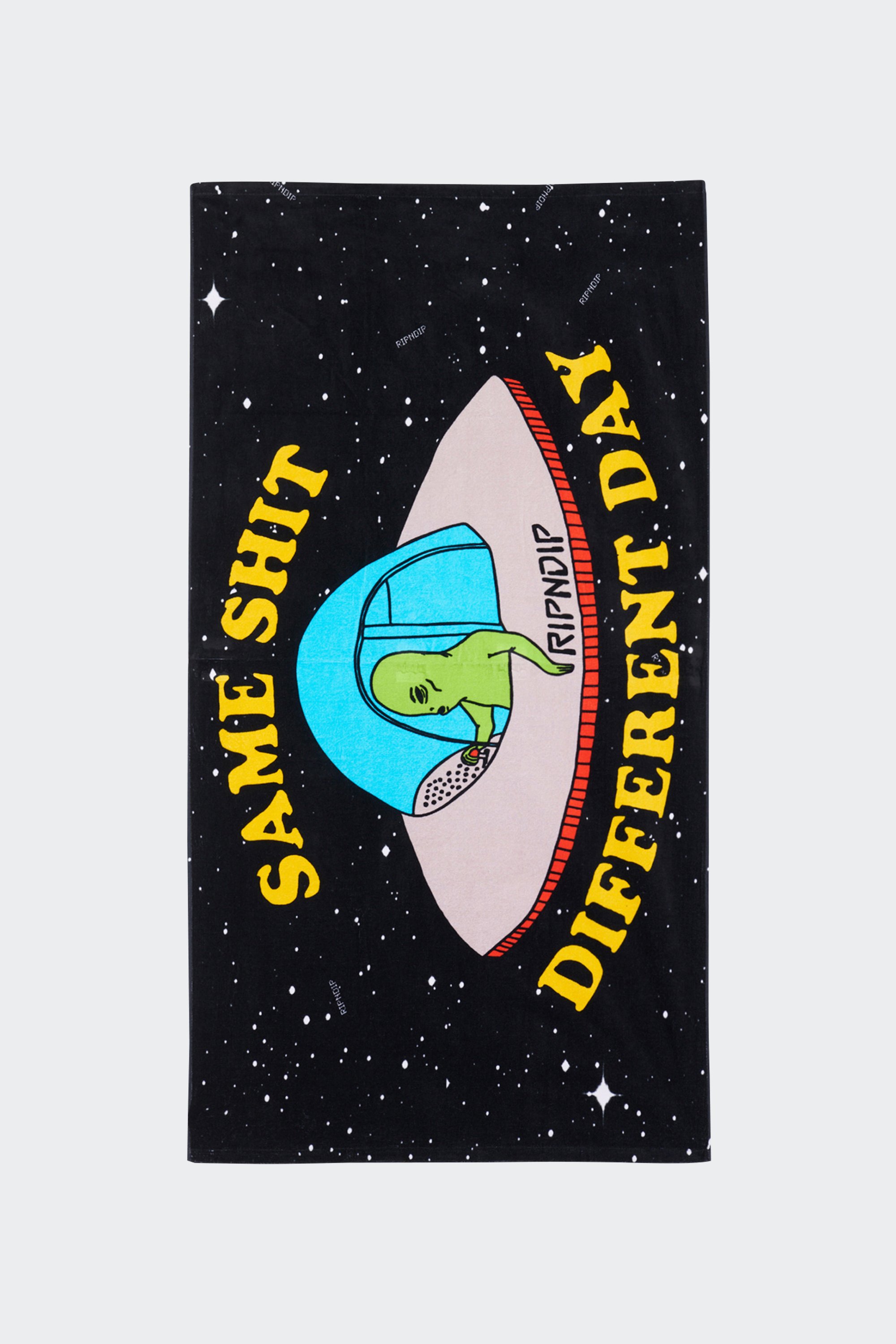 Beach towel | Black by RIPNDIP Beach towel Black
