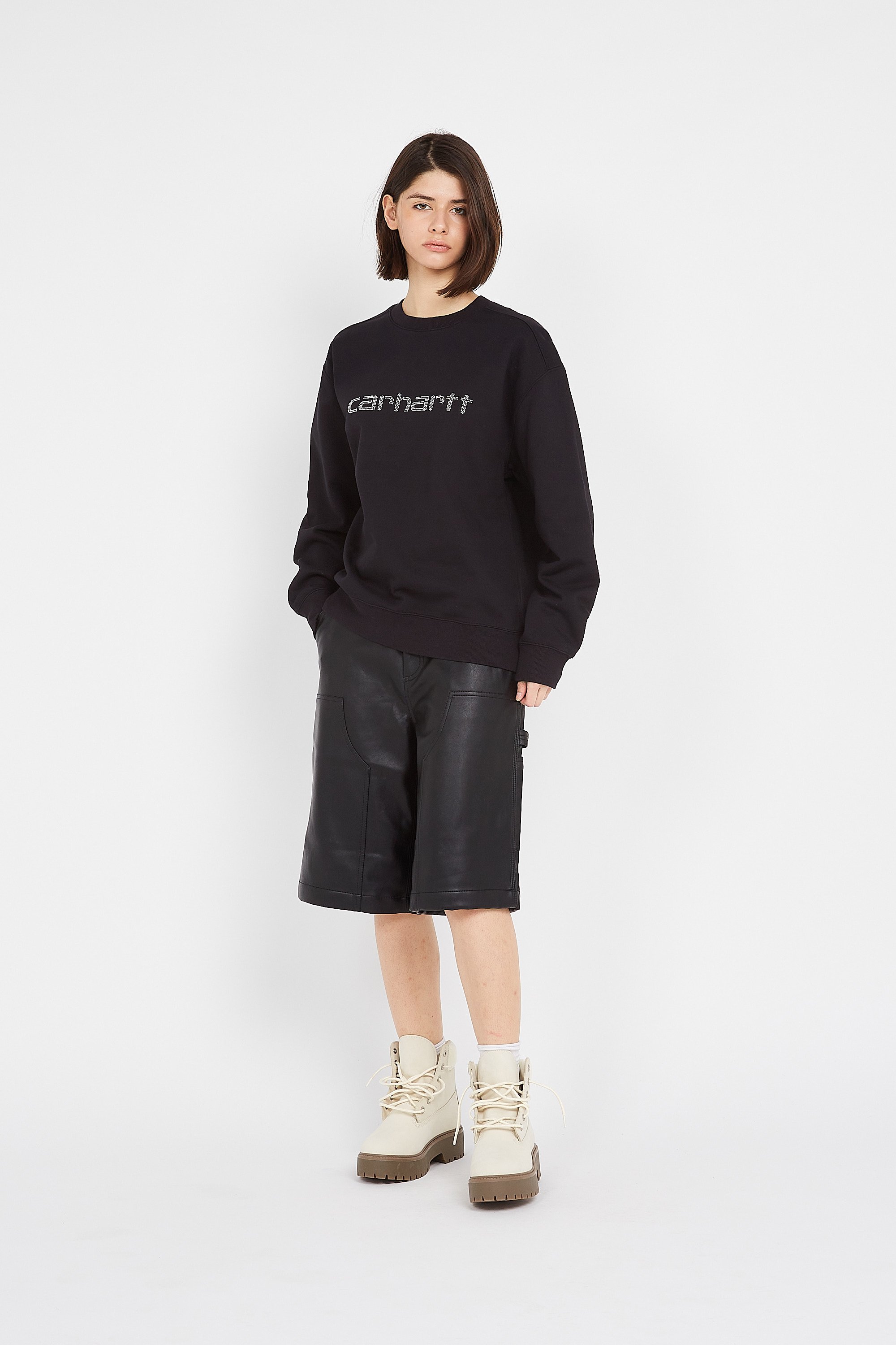sweatshirt | Black by CARHARTT WIP sweatshirt Black