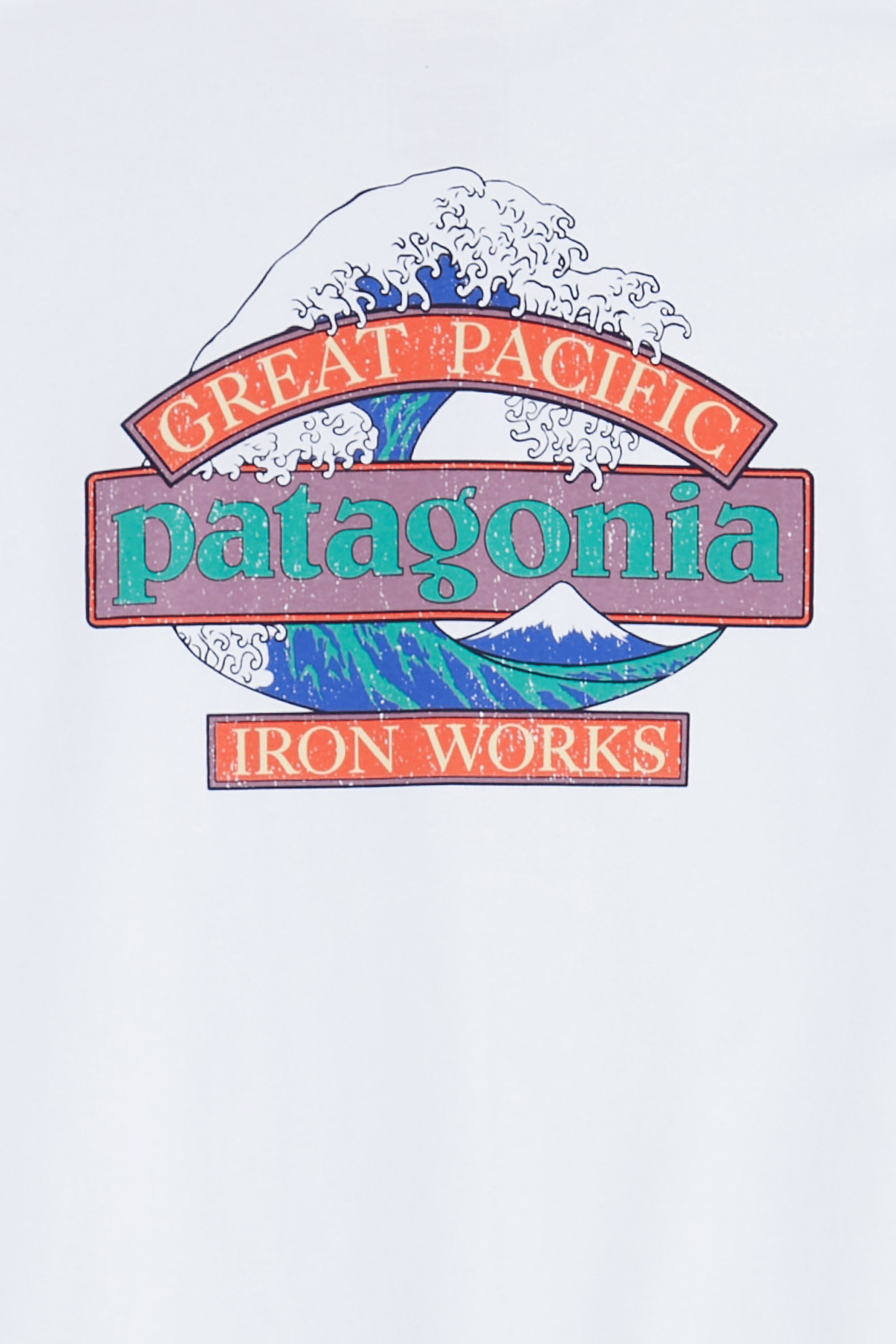 Regular-fit round-neck cotton T-shirt | White PATAGONIA Men