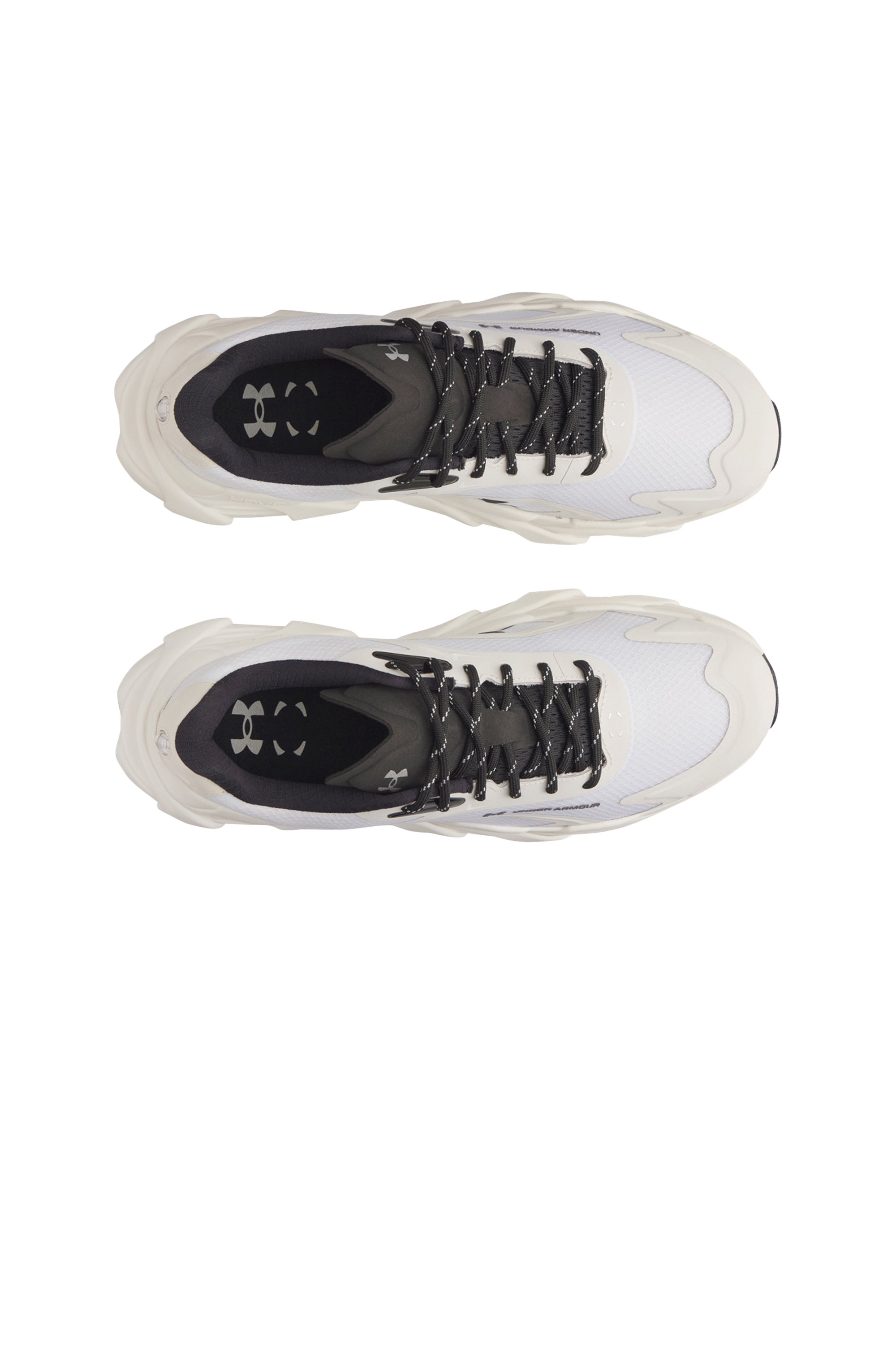 Men?s Storm 96 LO fabric and leather sneakers | White UNDER ARMOUR Men