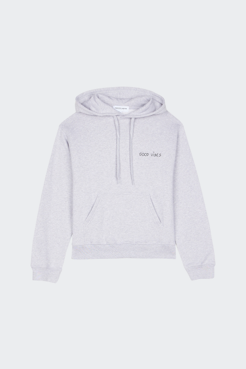 hoodie gris femme