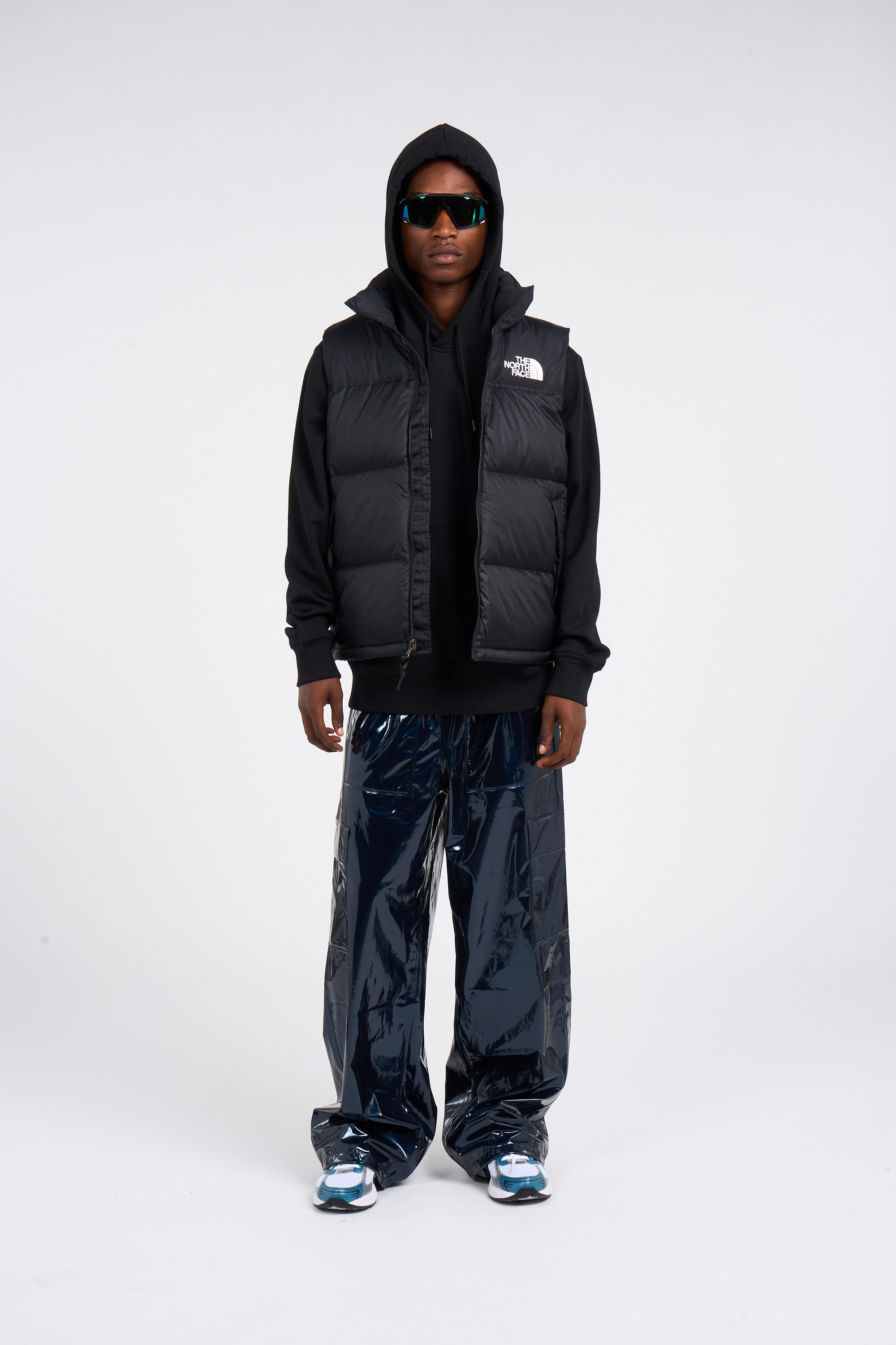 Lightweight quilted padded jacket with high neck | Black by THE NORTH FACE Lightweight quilted padded jacket with high neck Black