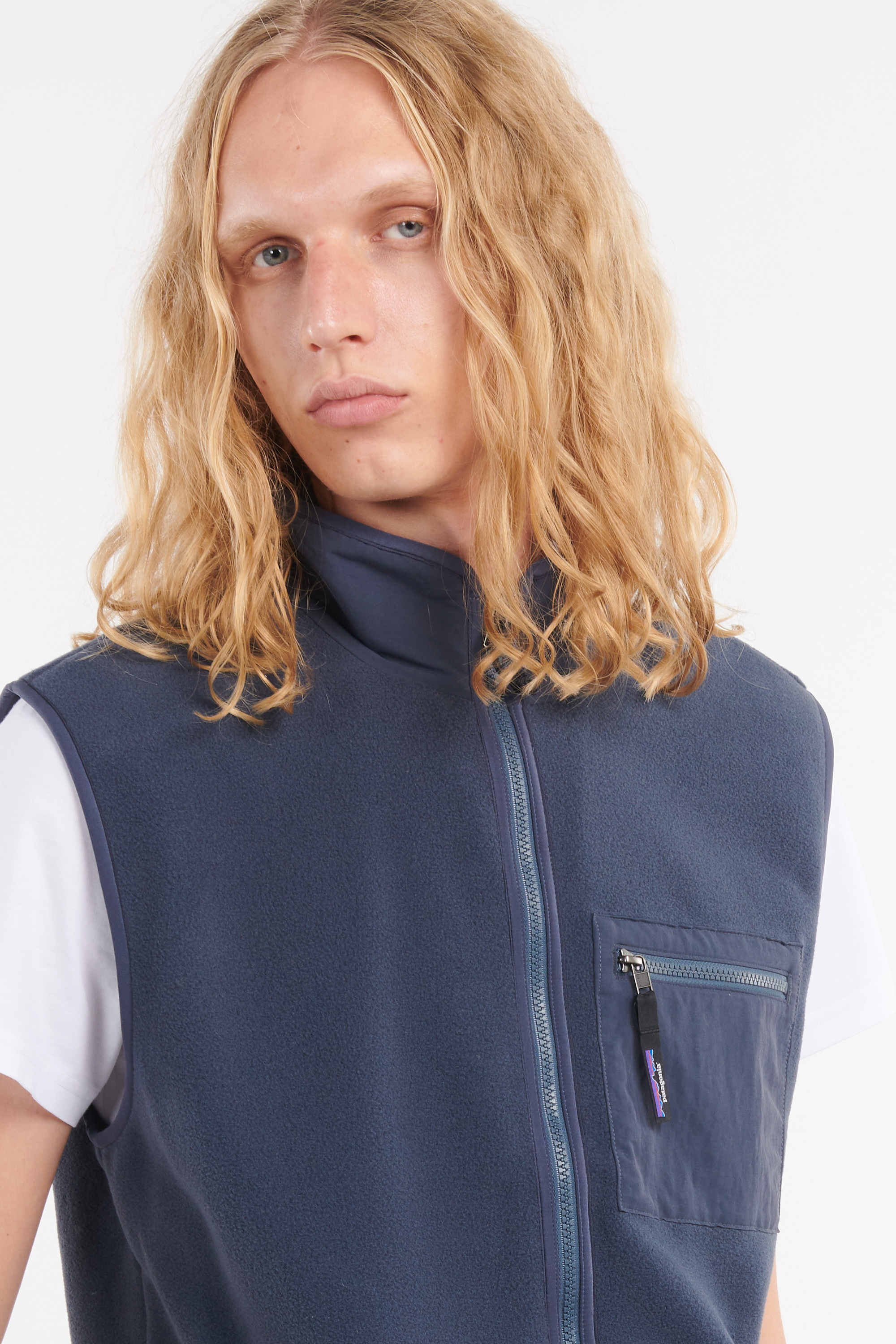 Gilet sans manches Bleu