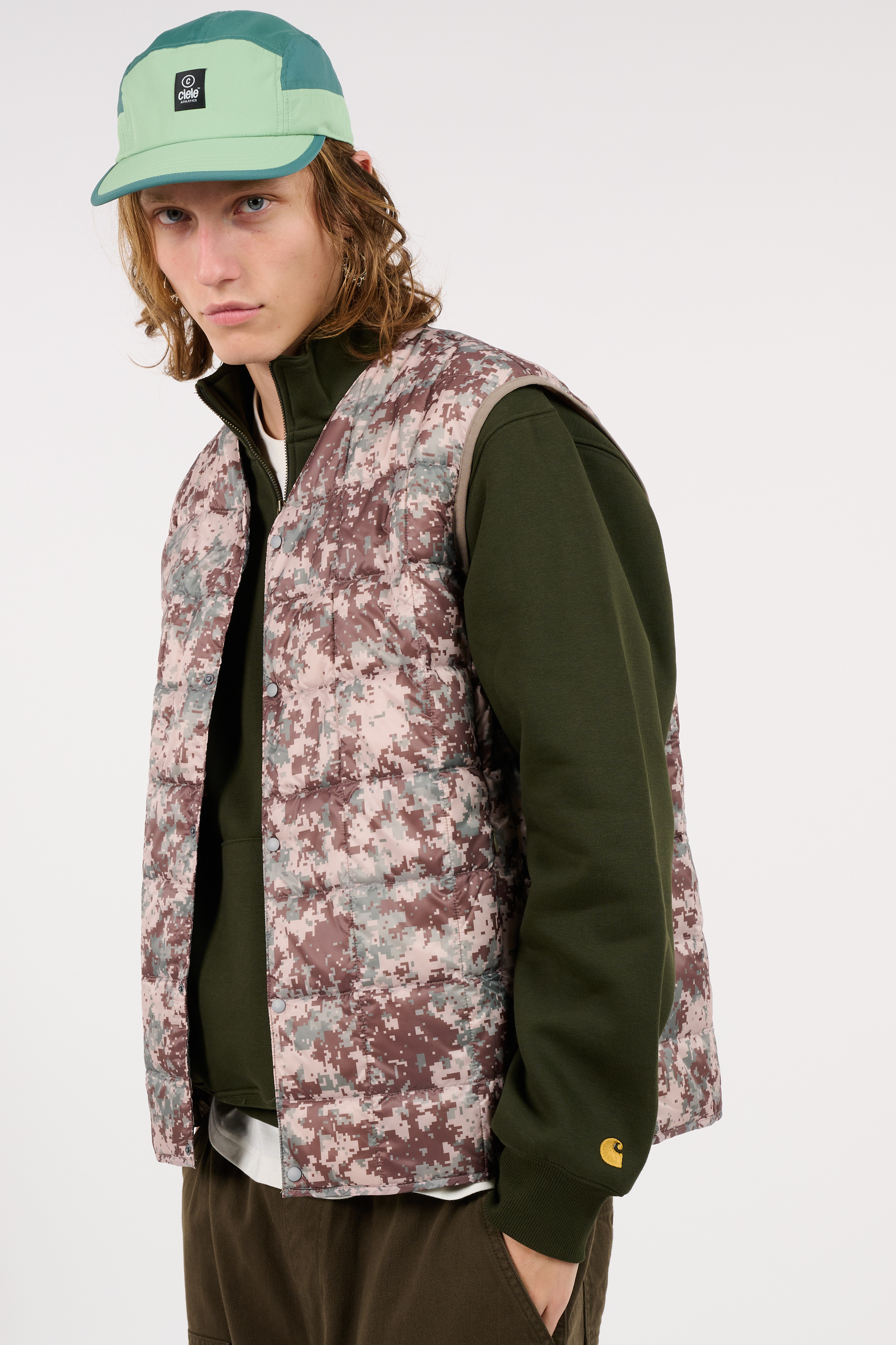 Doudoune sans manches  Kaki