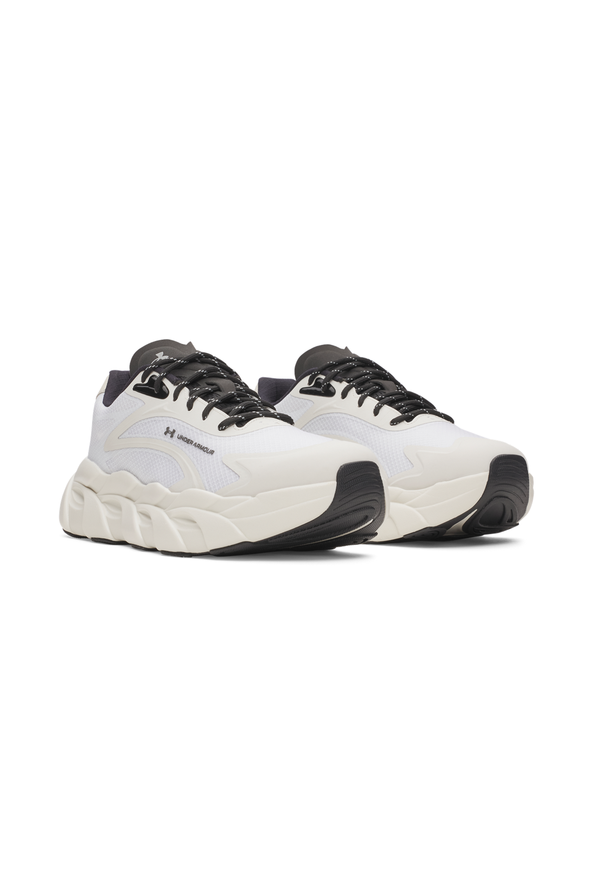 Men?s Storm 96 LO fabric and leather sneakers | White UNDER ARMOUR Men