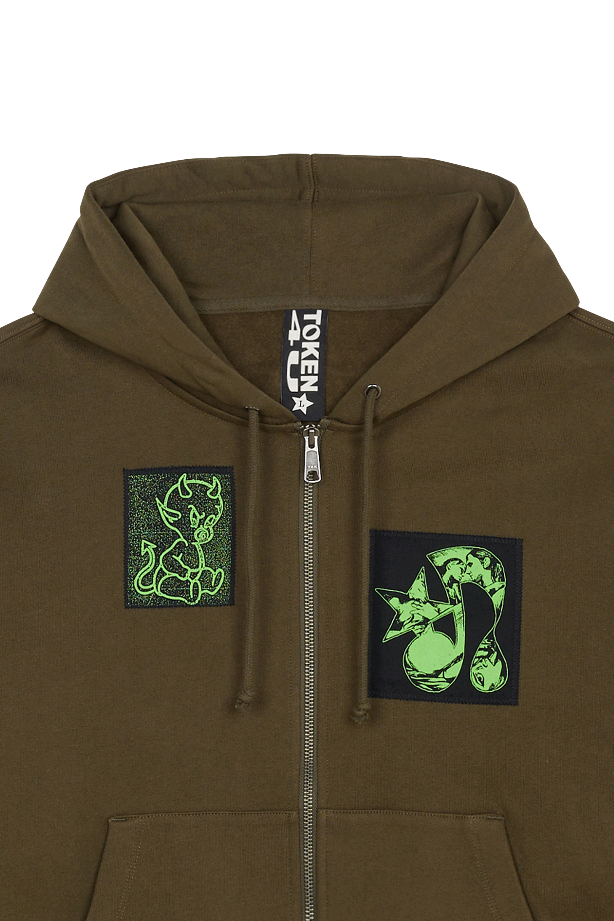 Hoodie | Kaki TOKEN 4U Homme