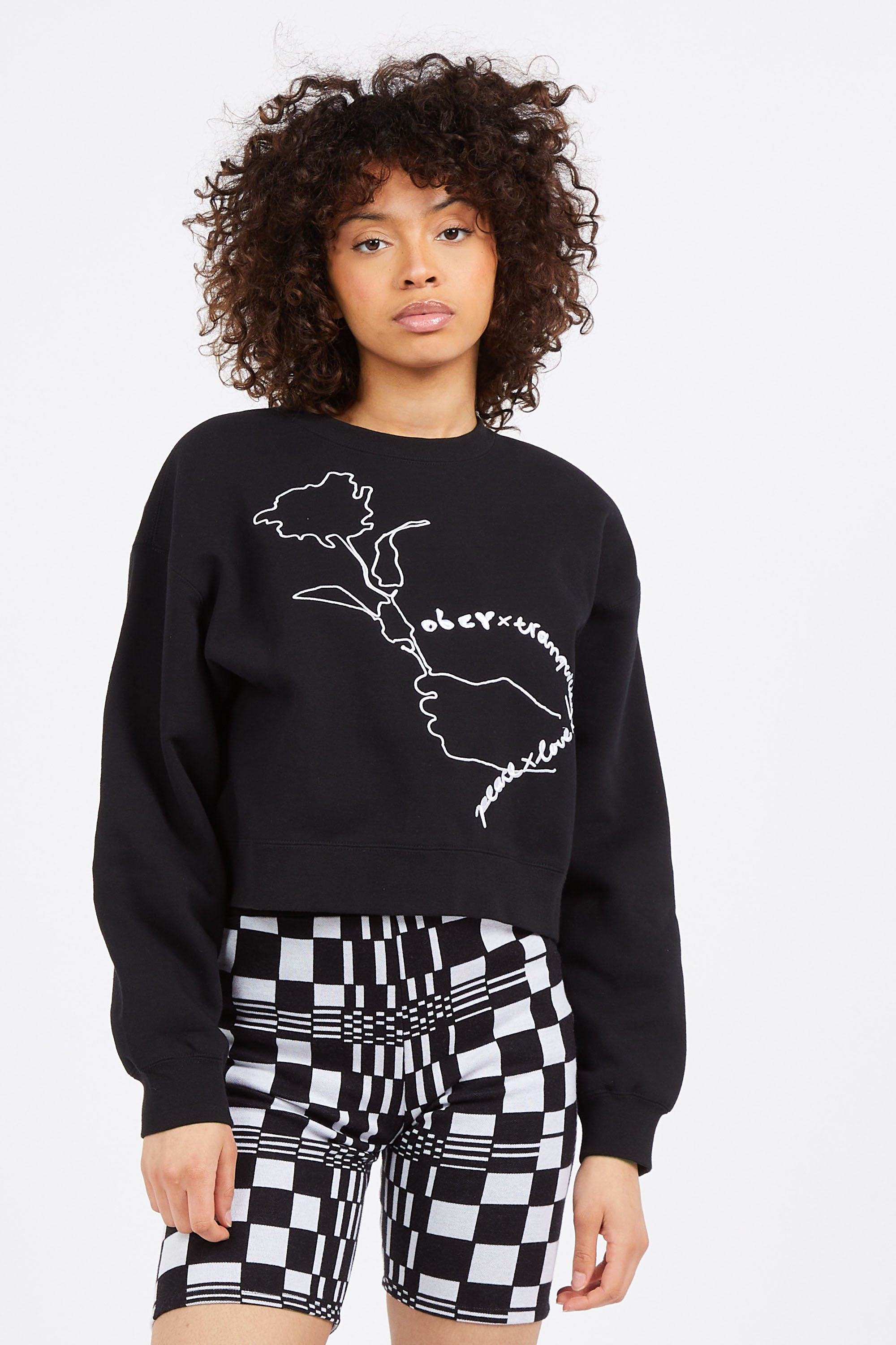 Sweatshirt | Black by OBEY Sweatshirt Black