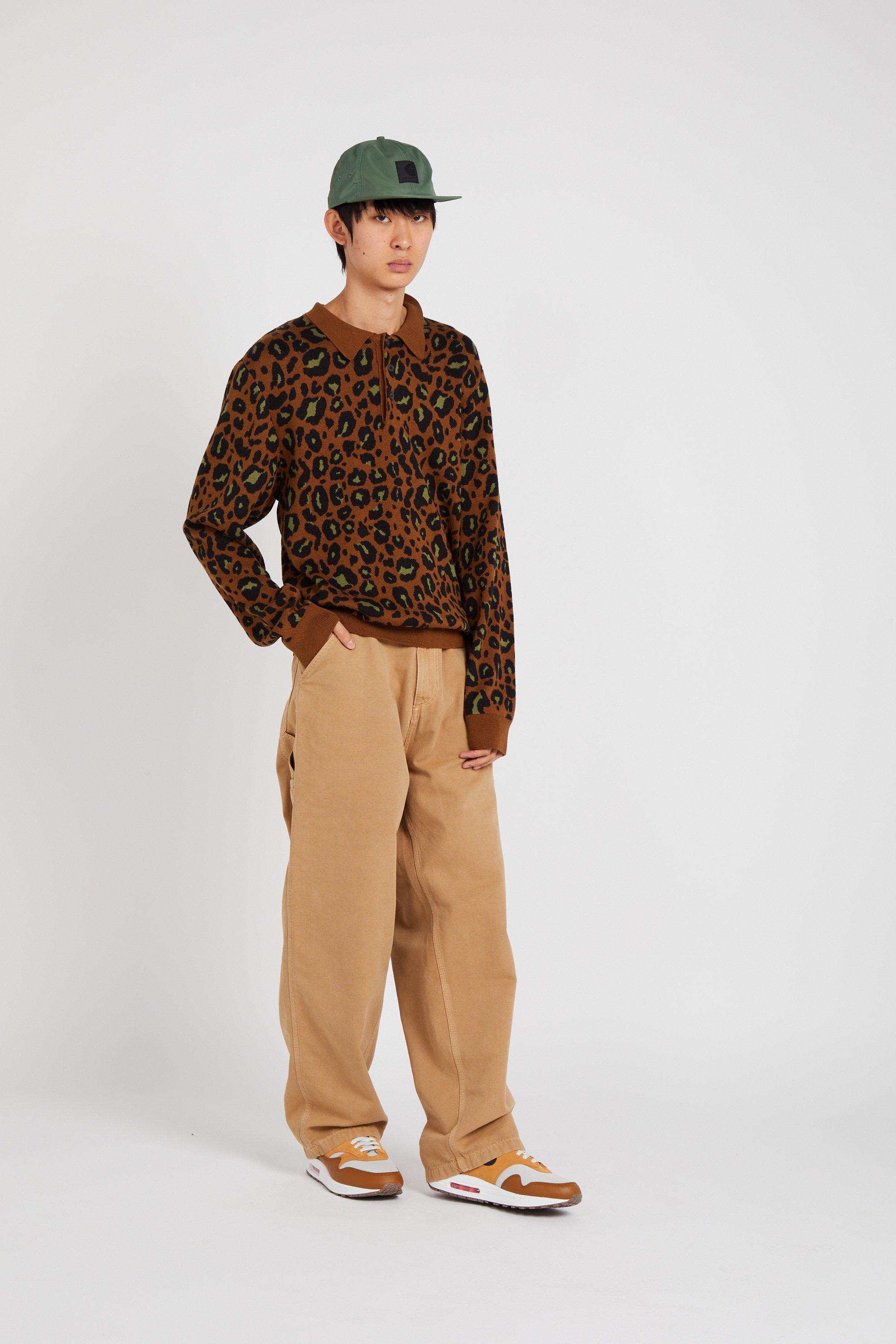 Polo shirt L/s arlo polo Brown Carhartt wip - Men | Citadium Polo shirt L/s arlo polo Brown Carhartt wip - Men | Citadium