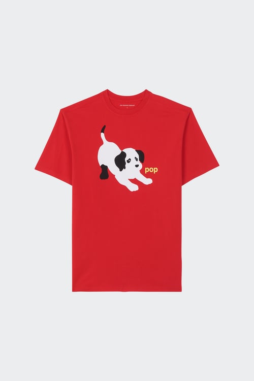 POP TRADING COMPANY T-shirt Rouge