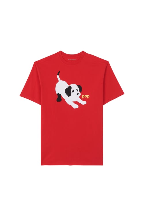 POP TRADING COMPANY Regular-fit round-neck cotton T-shirt