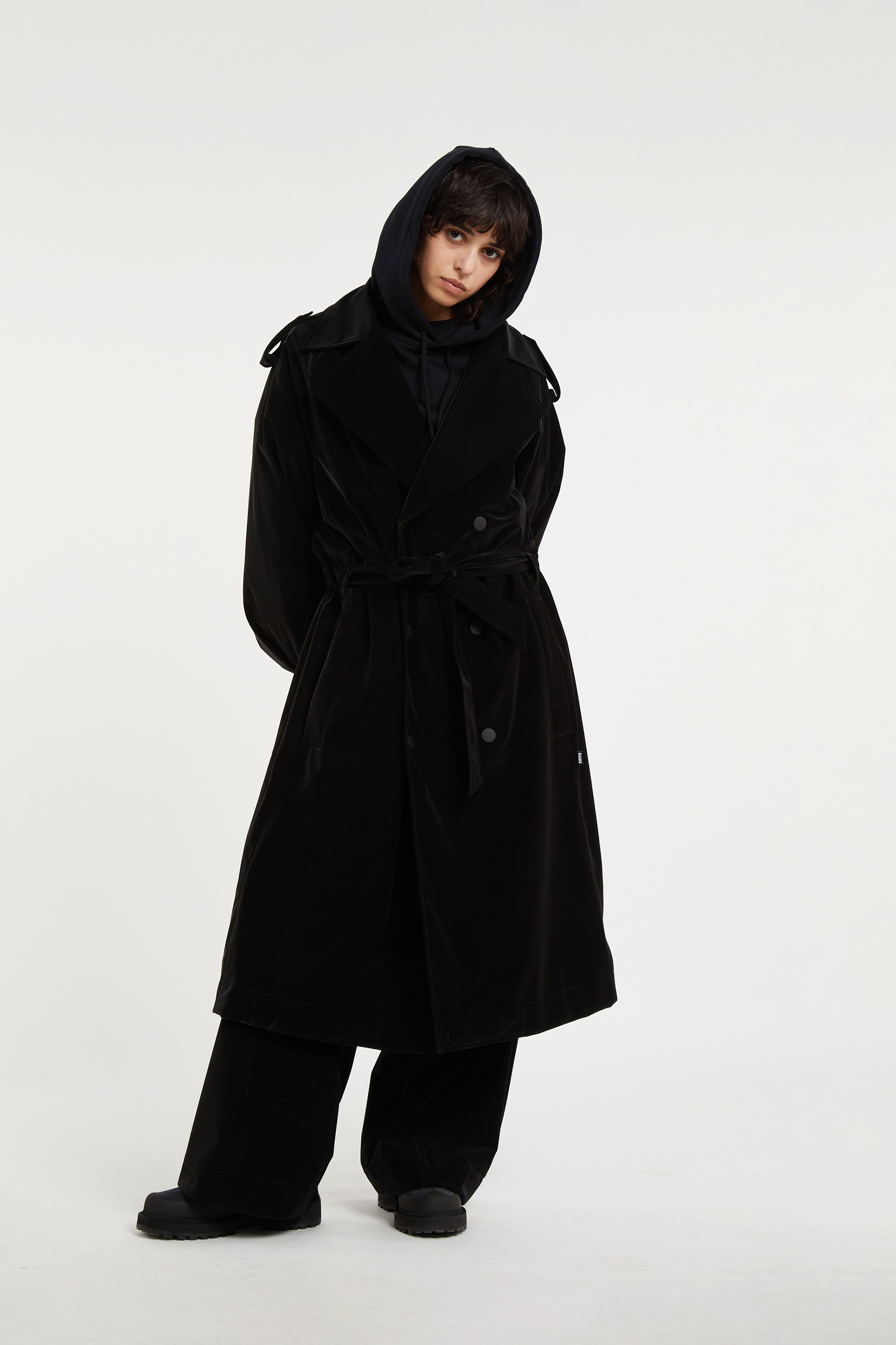 Trench | Noir RAINS Femme