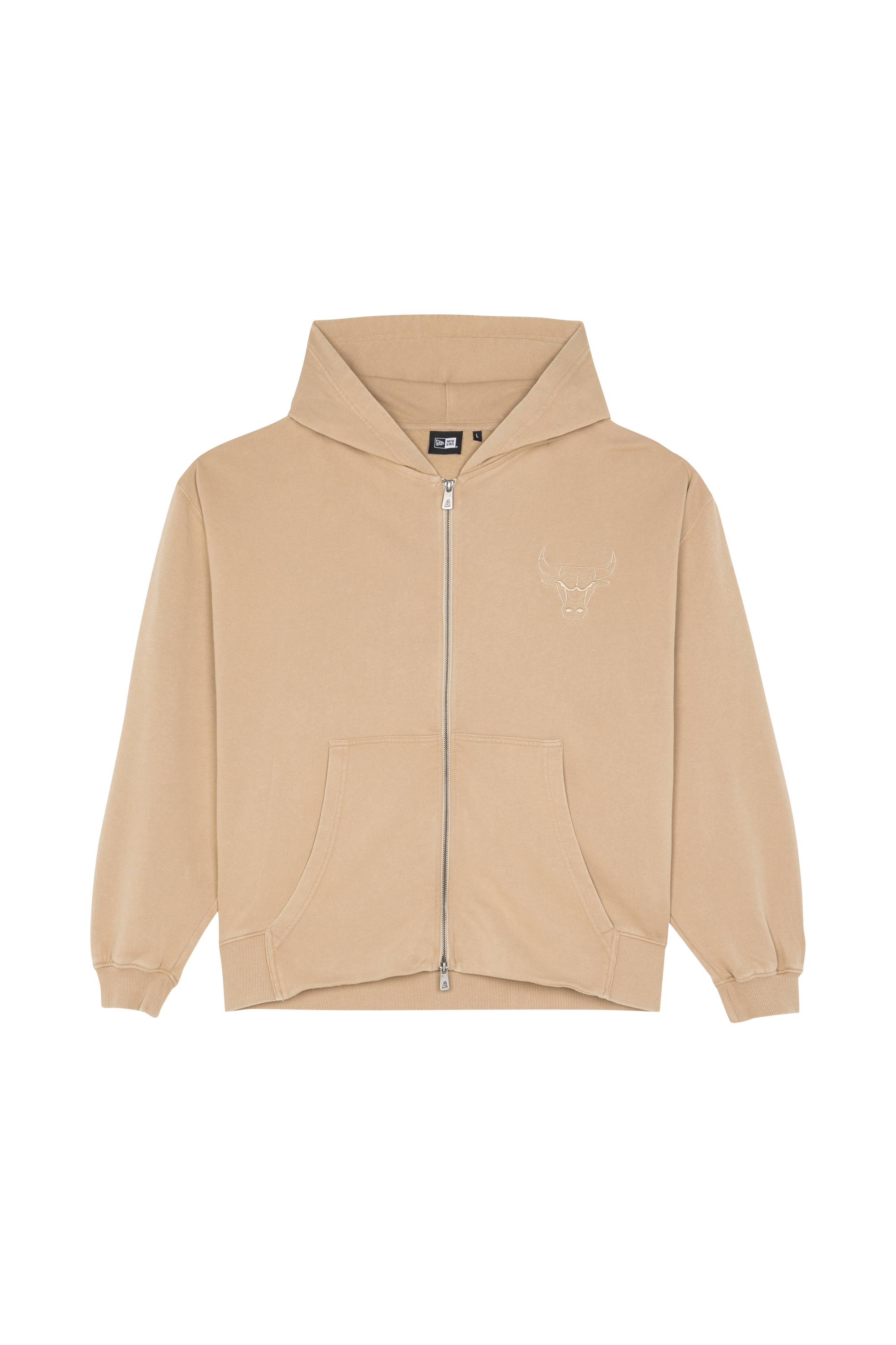 Hoodie zippé Jaune